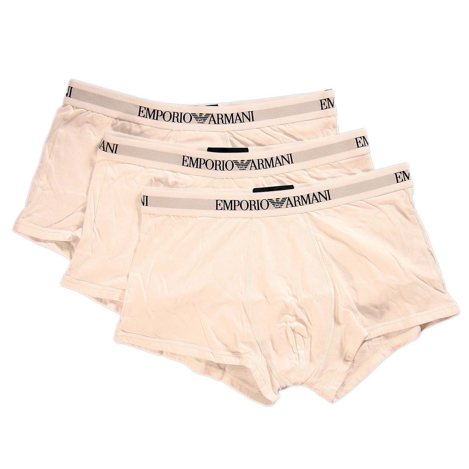 Emporio Armani Trunk CC722 Pure Cotton (Vorteilspack, 3-St., 3er-Pack, 6er-Pack) Herren Short Boxer Unterhose Pure Cotton kurzes Bein