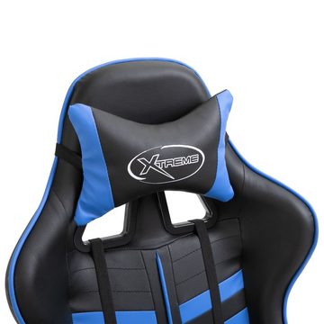 furnicato Gaming-Stuhl Blau Kunstleder (1 St)
