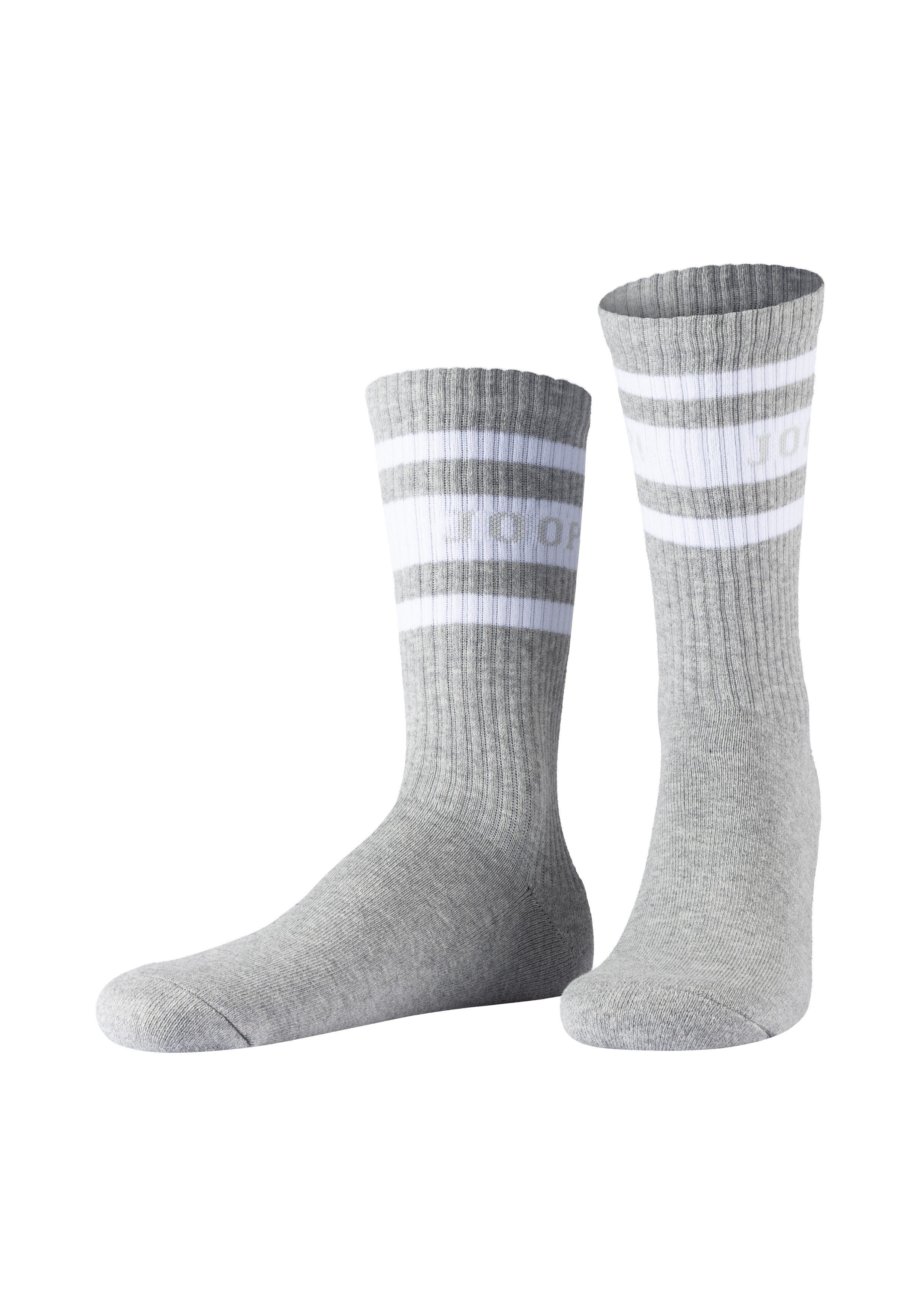 JOOP! Tennissocken premium essentials (2 Paar) am Bund mit Logoschriftzug
