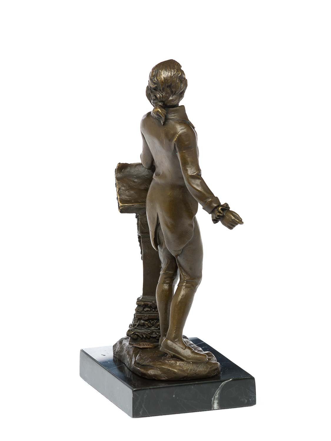 Aubaho Skulptur Bronzestatue Bronze Dichter Redner Komponist Bronzeskulptur Anti Figur