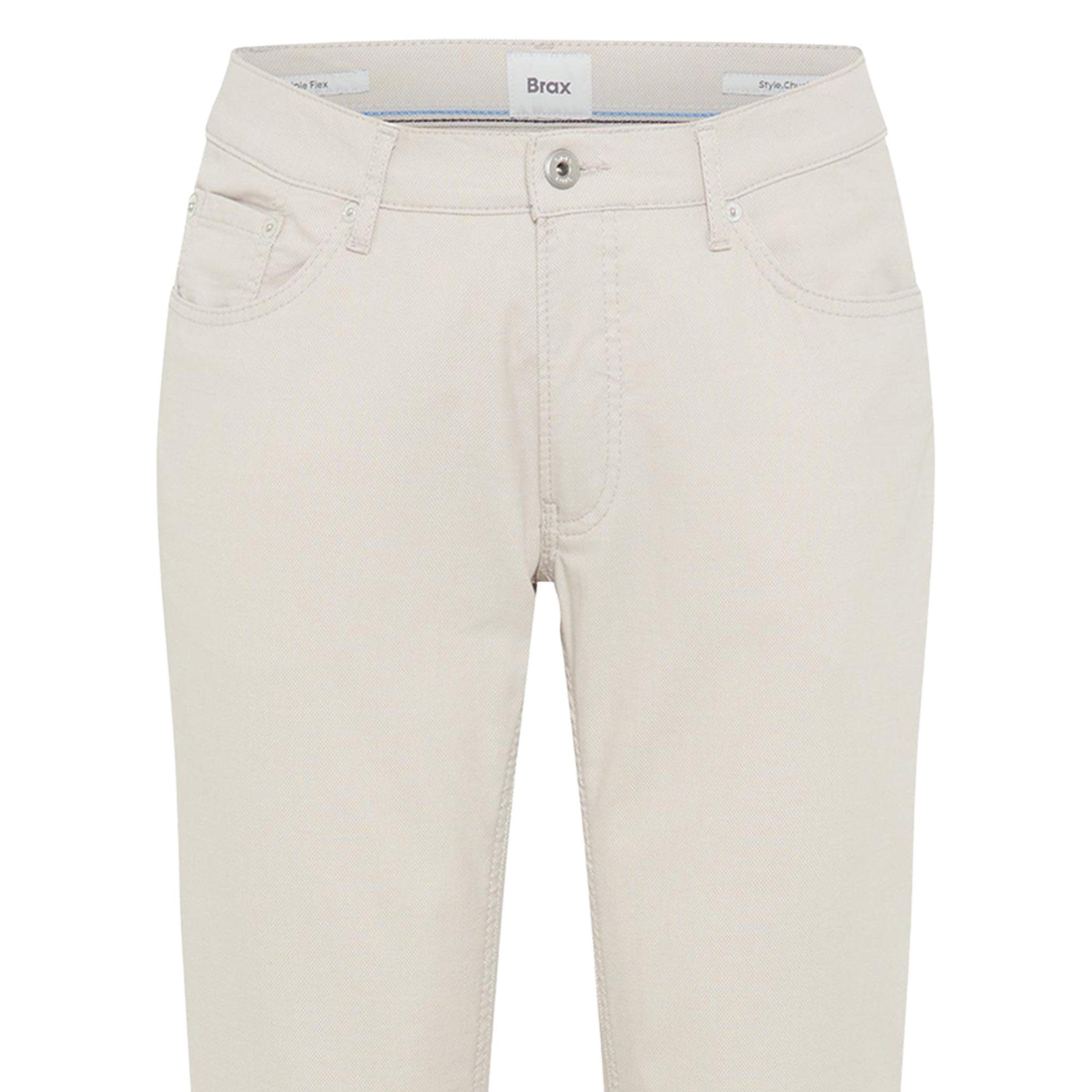 Brax Regular-fit-Jeans Herren Stoffhose 1er Pack Baumwolle Chuck Tri-Flex