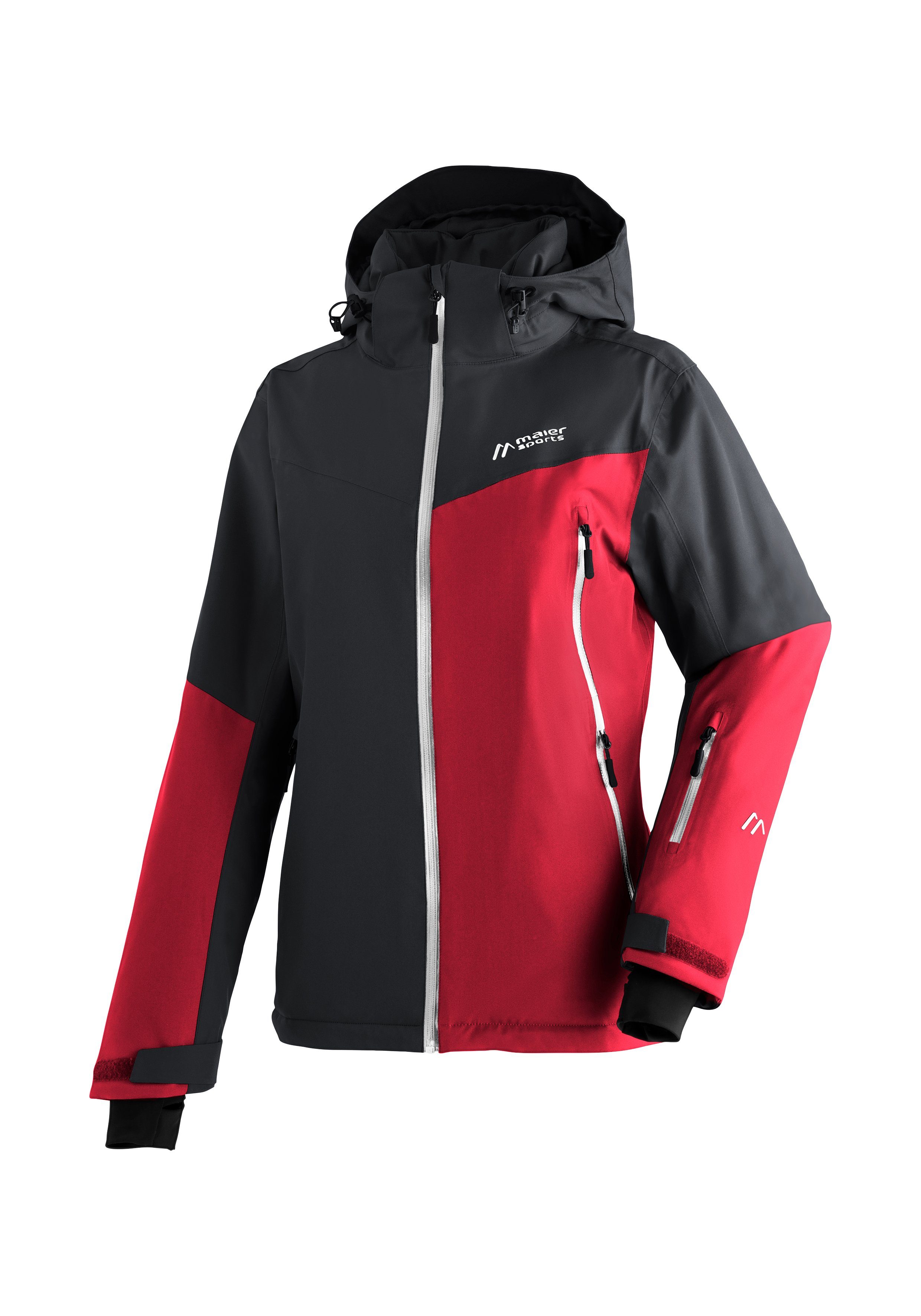 Maier Sports Skijacke Nuria atmungsaktive Damen Ski-Jacke, wasserdichte und winddichte Winterjacke schwarz