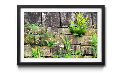 WandbilderXXL Bild mit Rahmen Nature Comes, Blumen, Wandbild, in 4 Größen erhältlich