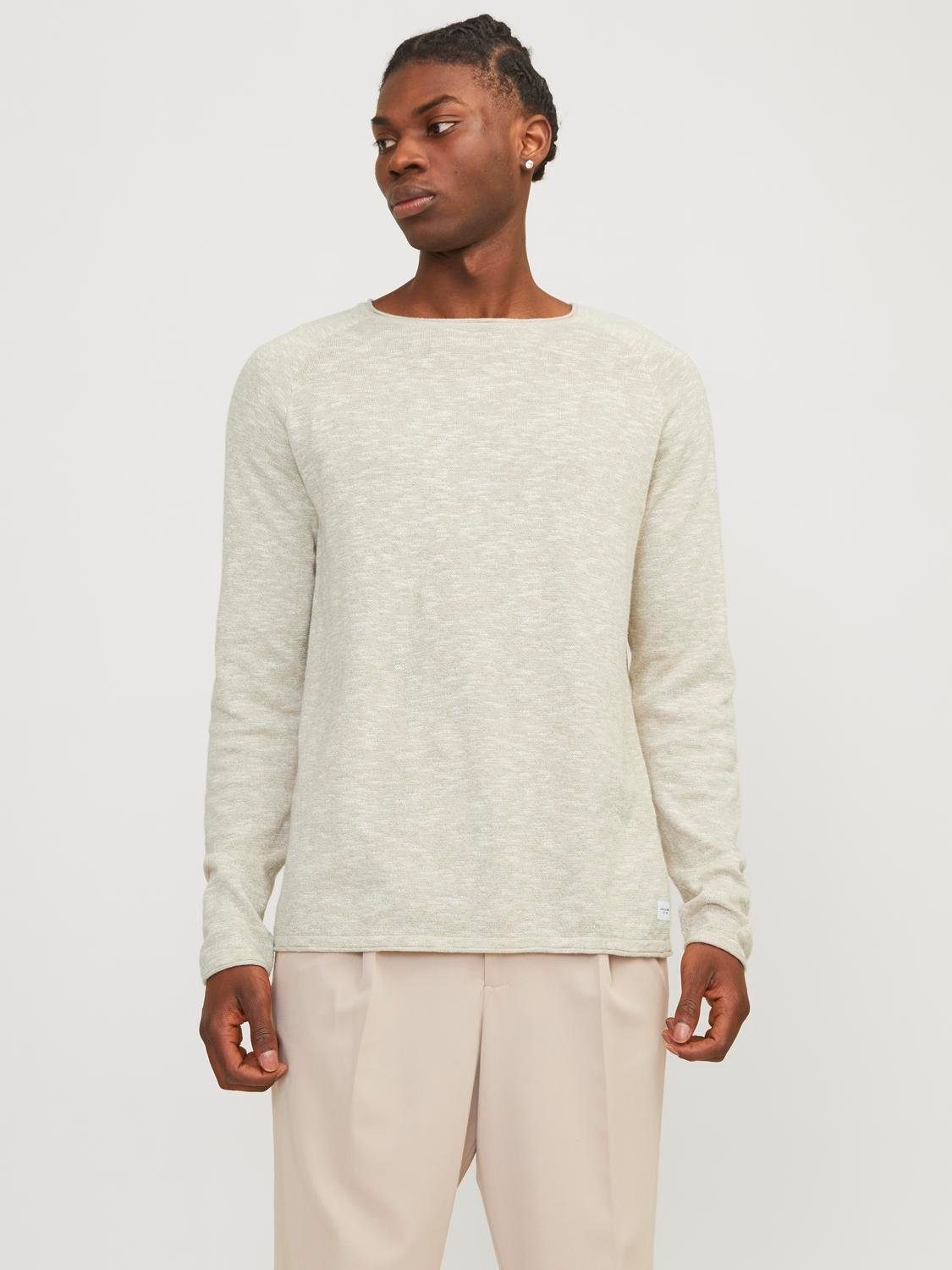 Jack & Jones Strickpullover JJELINEN KNIT günstig online kaufen