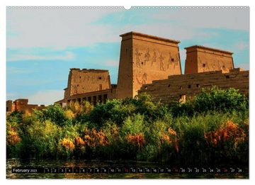 CALVENDO Wandkalender Egypt - from Abu Simbel to the Sphinx (Premium-Calendar 2023 DIN A2 Landscape)