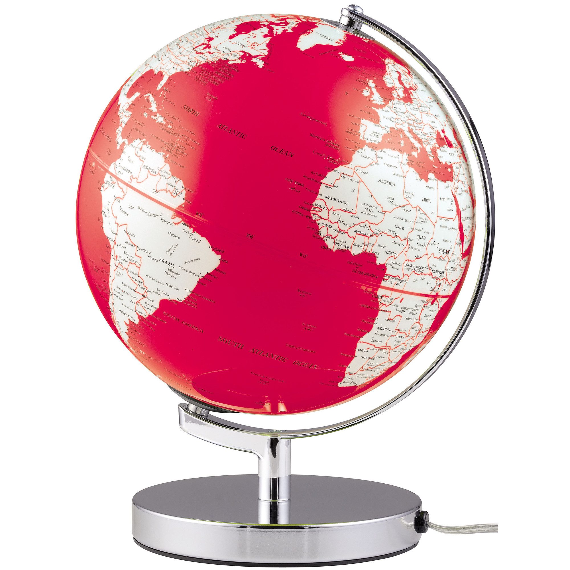 TROIKA Globus TROIKA Globus Terra Red Light 25cm
