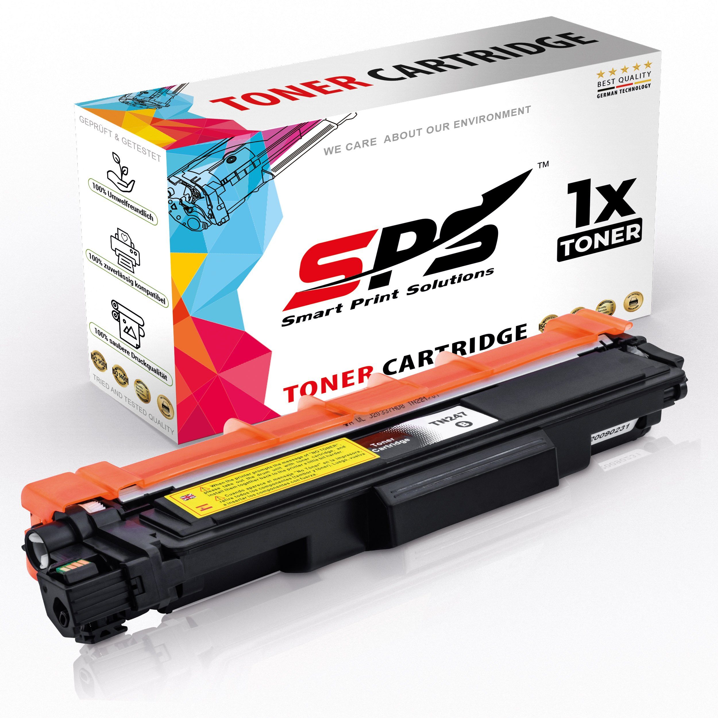 SPS Tonerkartusche 1x Toner TN-247BK Schwarz kompatibel für Brother DCP-L3550, (1er Pack)