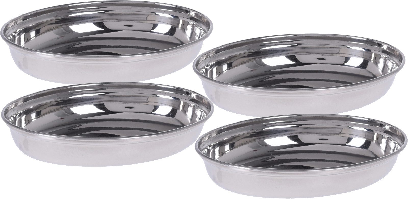Koopman Dekoschale Silber (4 St), 4 günstig online kaufen