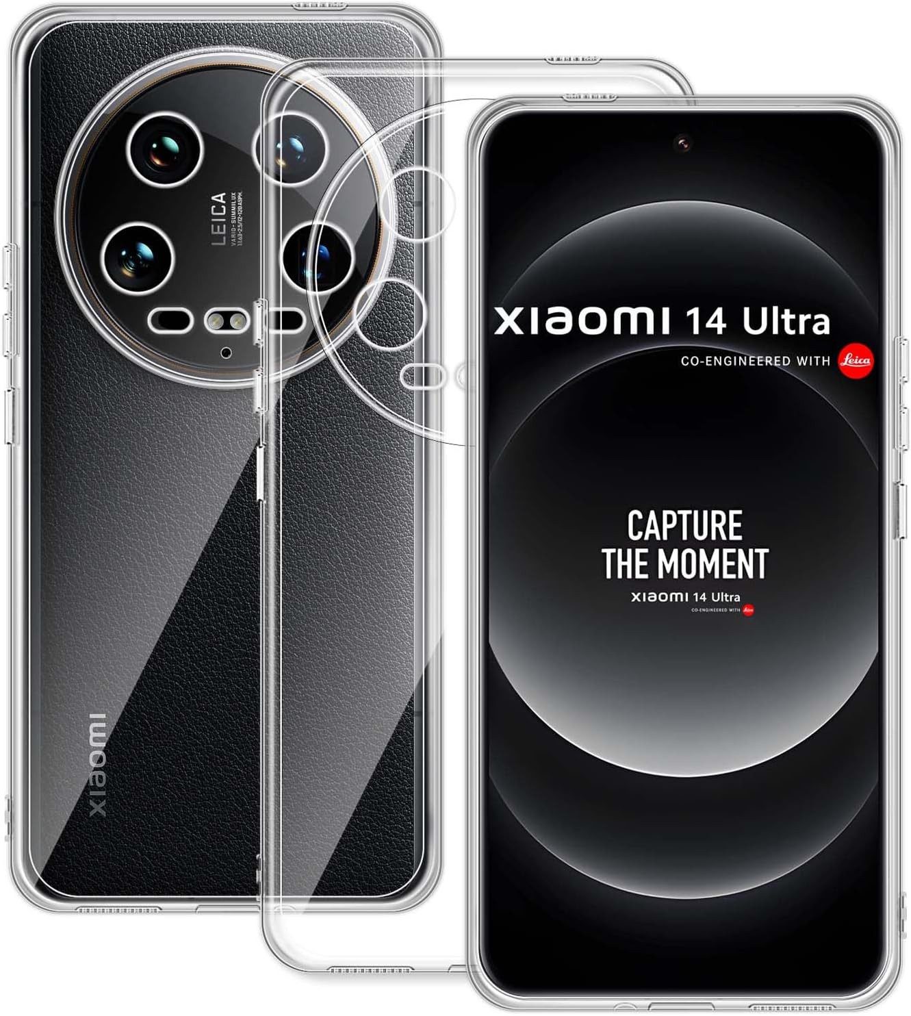 Widmann-Shop Handyhülle Hülle für Xiaomi 14/T 14T Pro 14 Ultra Hülle Case Klar Kratzfest