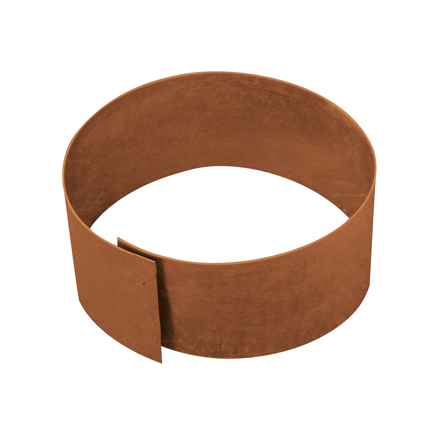 Bellissa Rasenkante Kreis Ø40 cm Höhe 13 cm corten Baumring Beeteinfassung, Lieferzustand blank