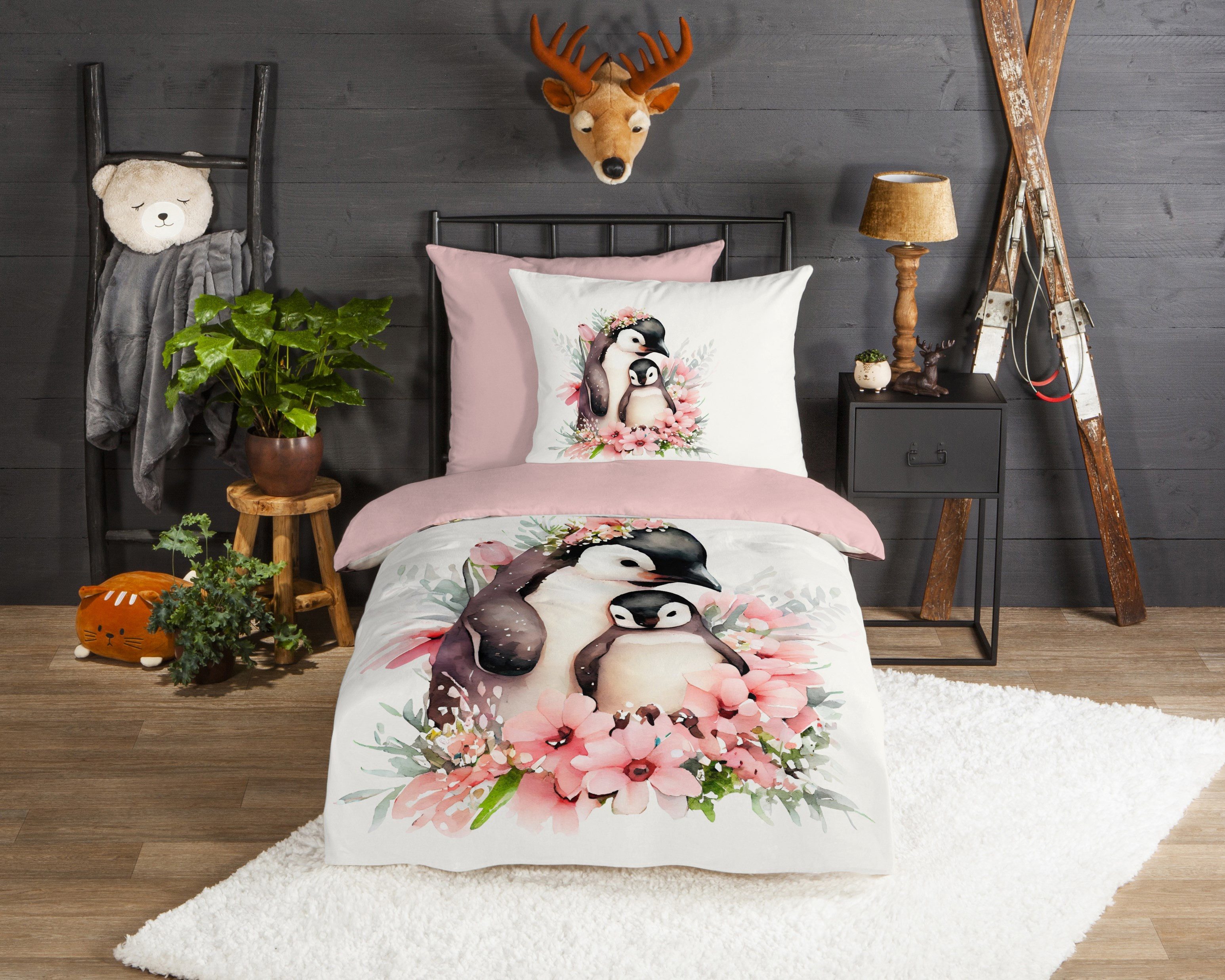 good morning Kinderbettwäsche Penny, Biber, Flanell, günstig online kaufen