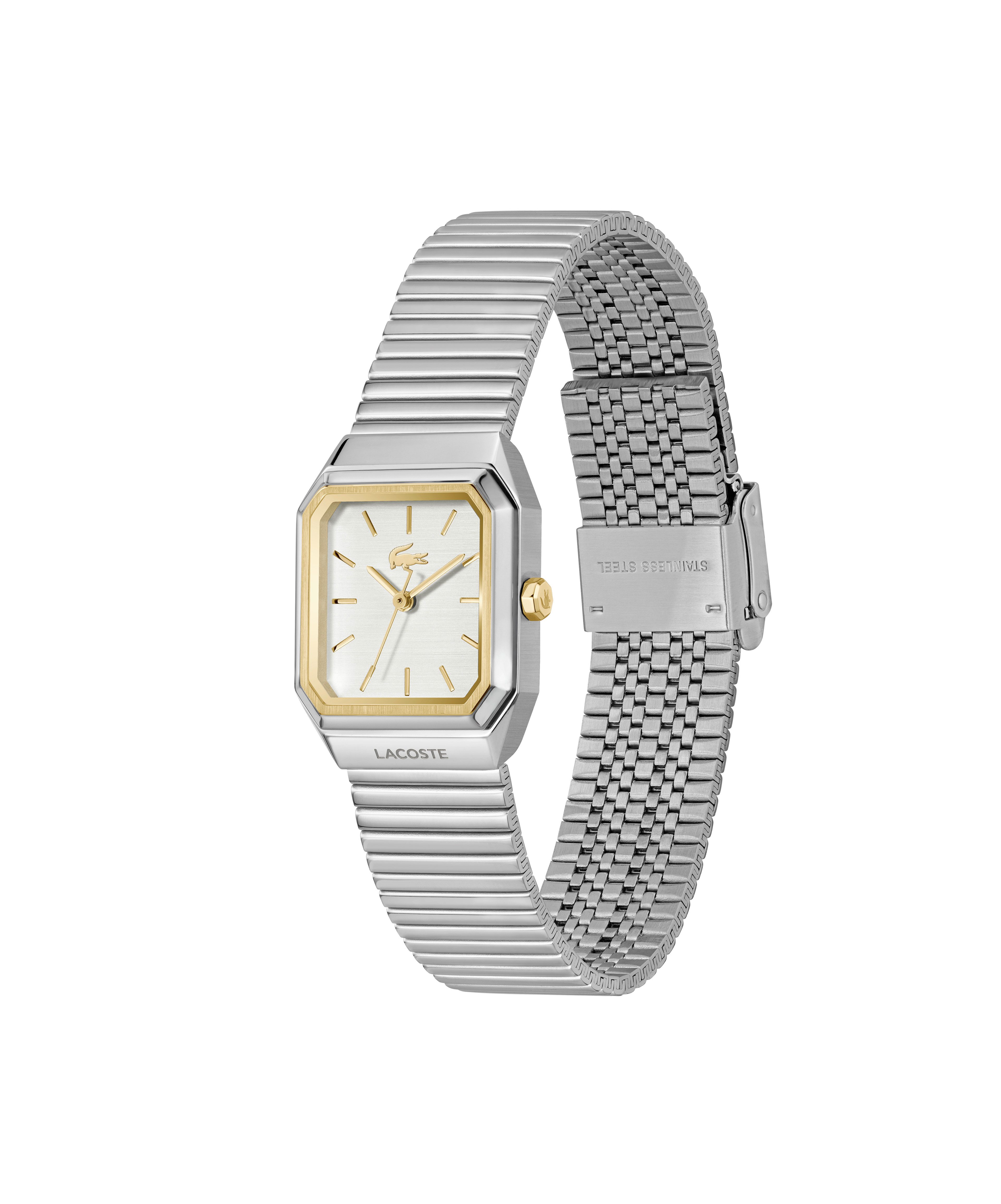 Lacoste Quarzuhr RENE 2001506, Armbanduhr, Damenuhr, Edelstahlarmband, analog