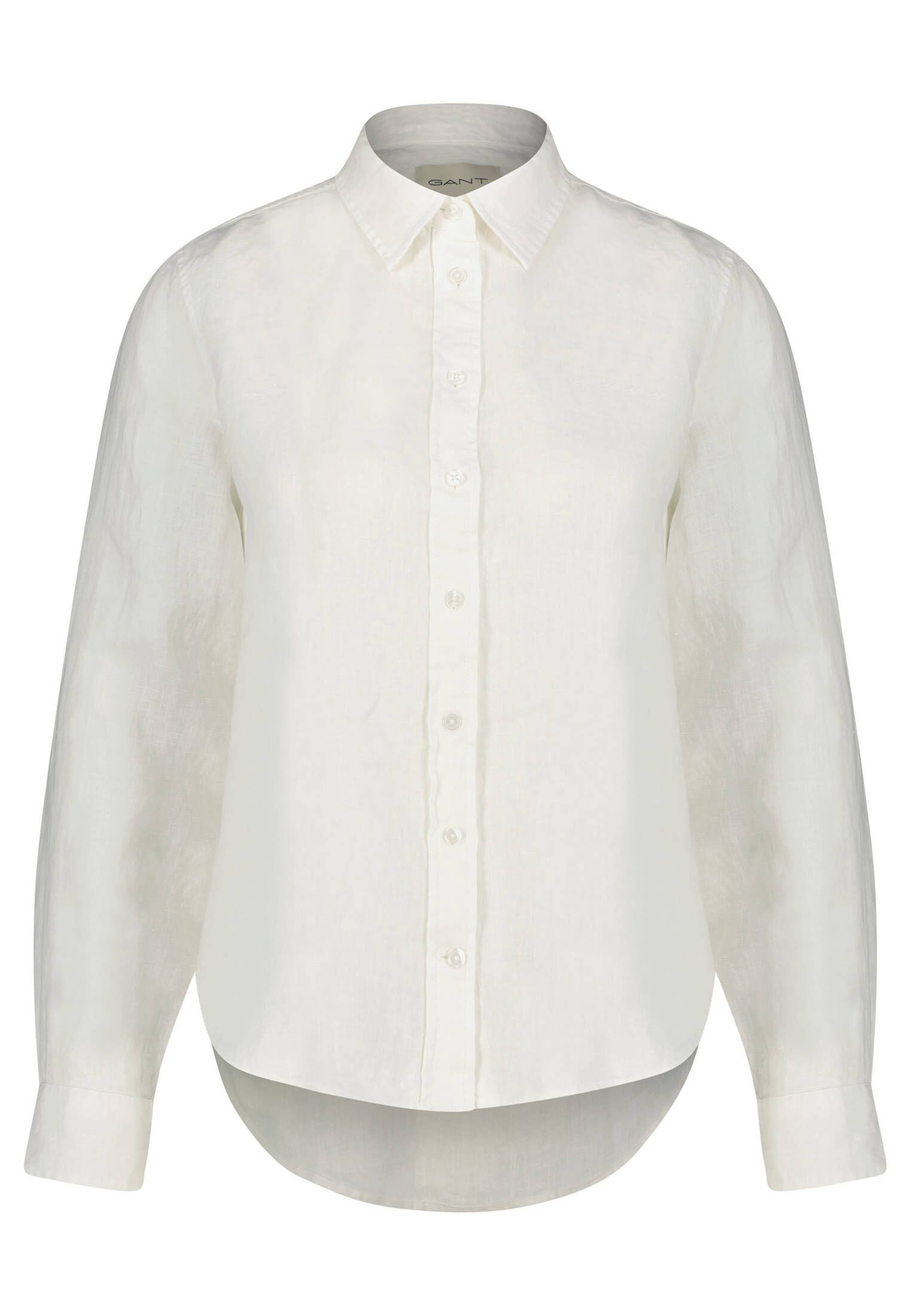 Klassische Bluse Damen Leinenbluse