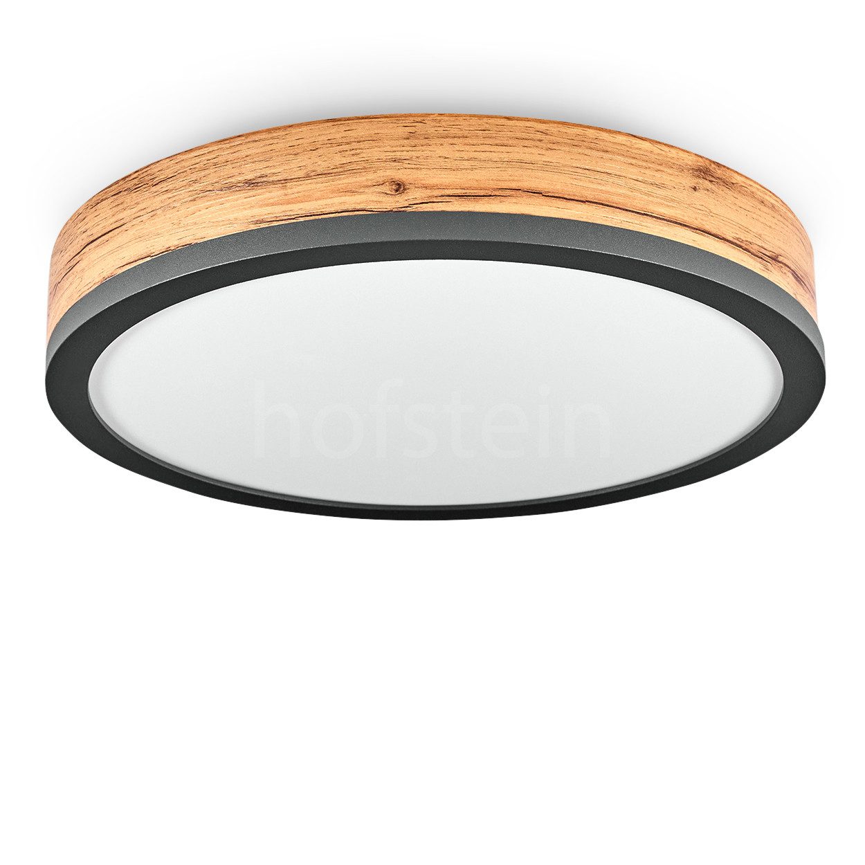 hofstein Deckenleuchte »Vacil« Deckenlampe, Metall/MDF/Kunststoff, Anthrazi günstig online kaufen