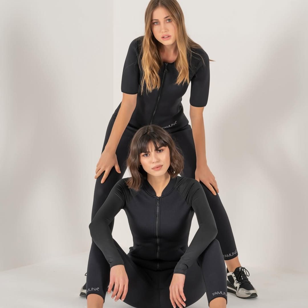 Yamuna Leggings Sauna Effekt Neopran Trainingshose, Schwitzende Thermo Leggings (Maximiert die Wirkung von Sportaktivitäten, Maximiert die Wirkung von Sportaktivitäten) Sie können mit weniger Mühe einfach abnehmen und Fett verbrennen