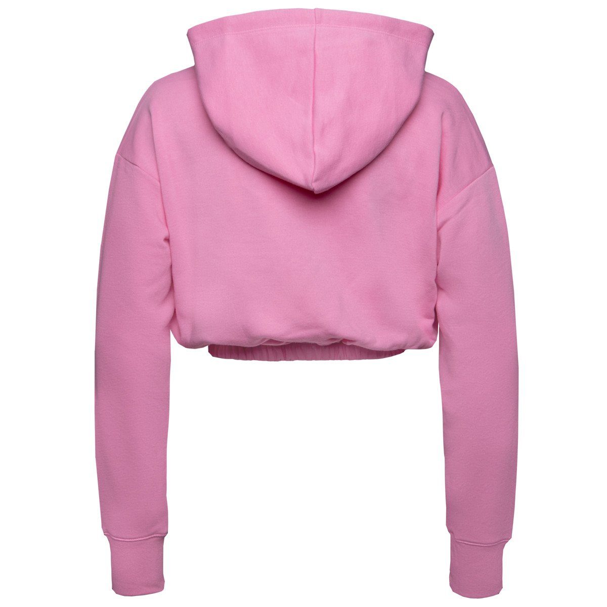 Crop Champion Hooded rosa Damen Top Kapuzenpullover