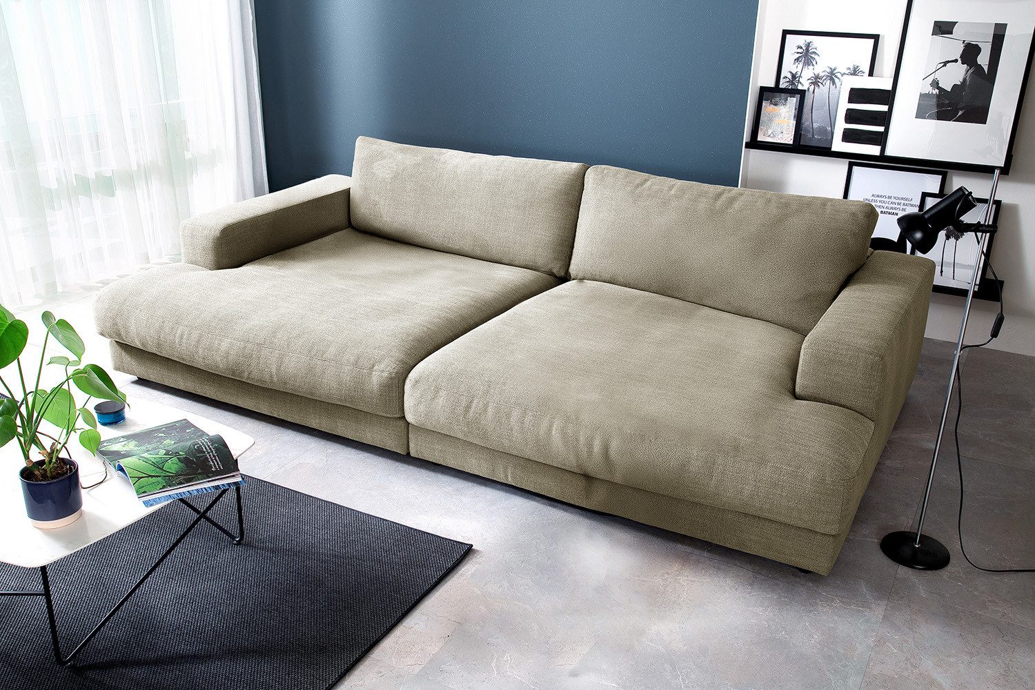 KAWOLA Big-Sofa MADELINE Riesen Stoffsofa - günstig online kaufen