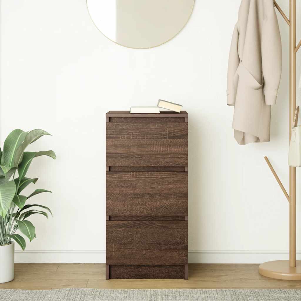 vidaXL Sideboard Sideboard Braun Eichen-Optik 37,5x35x76 günstig online kaufen