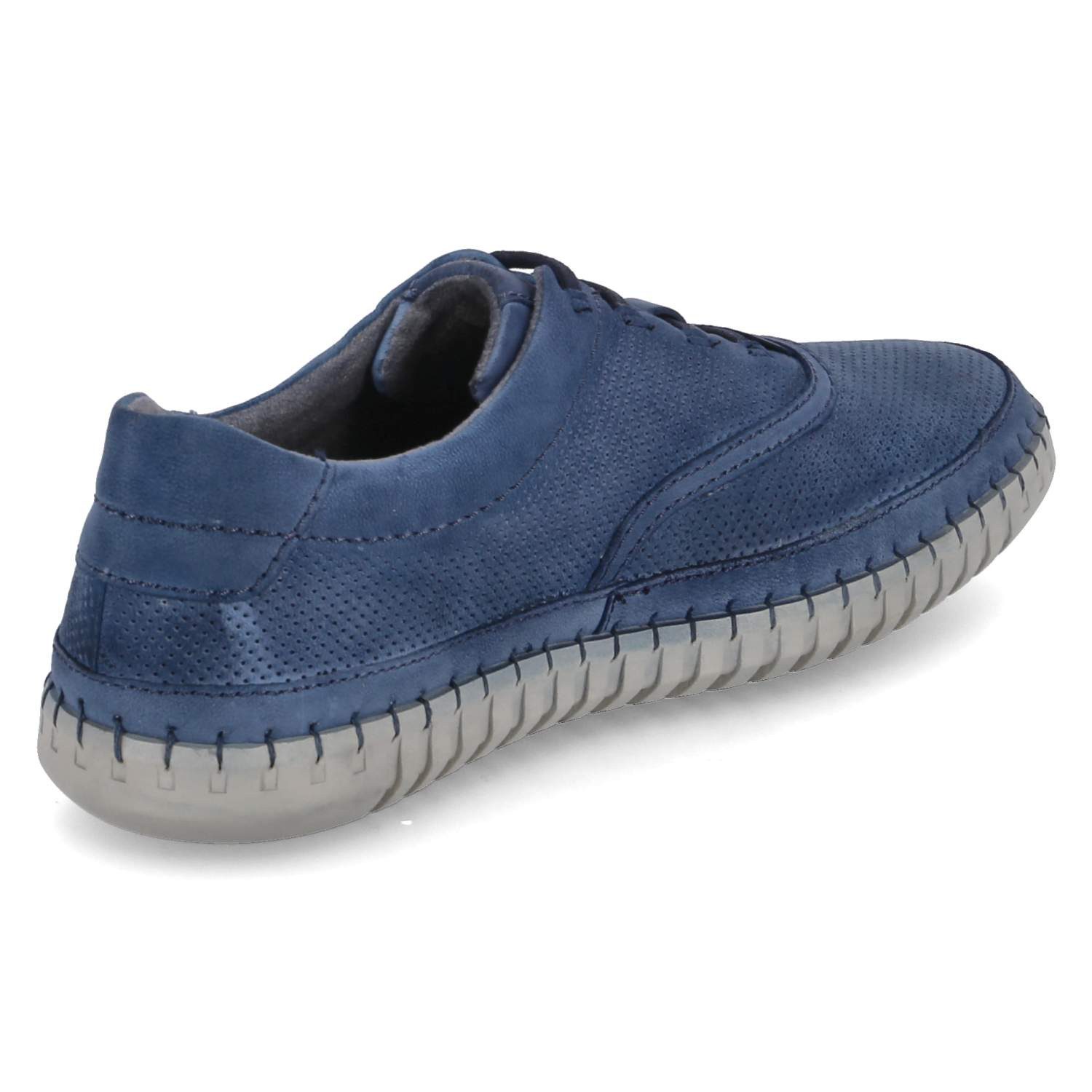 bugatti Bugatti 321AEW633500-4000 Herren Rauleder blau Slipper