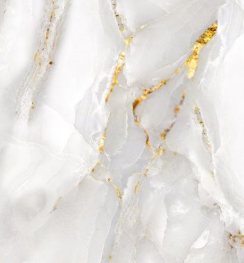 MyMaxxi Dekorationsfolie Küchenrückwand Marmor Weiß Gold selbstklebend Spritzschutz Folie