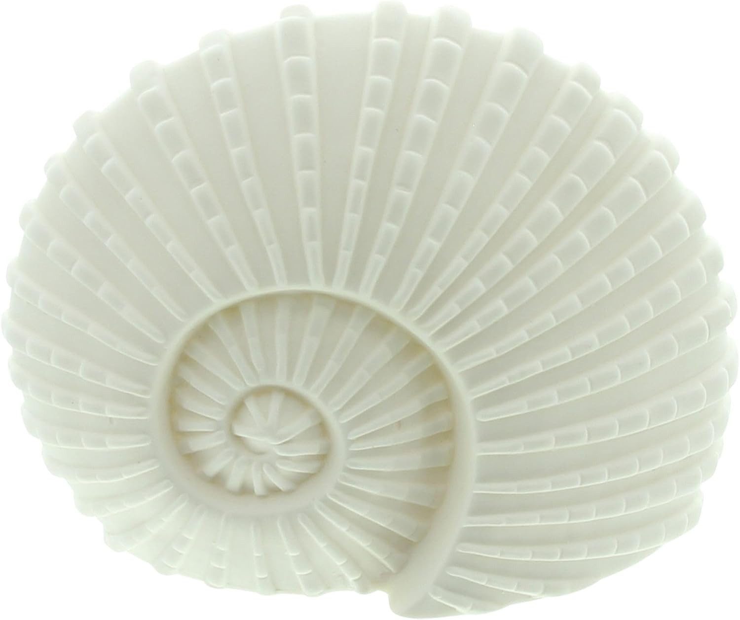 LED-Dekofigur "Muschel" aus Porzellan, weiß, maritime Leuchtdeko, Deko Tischleuchte