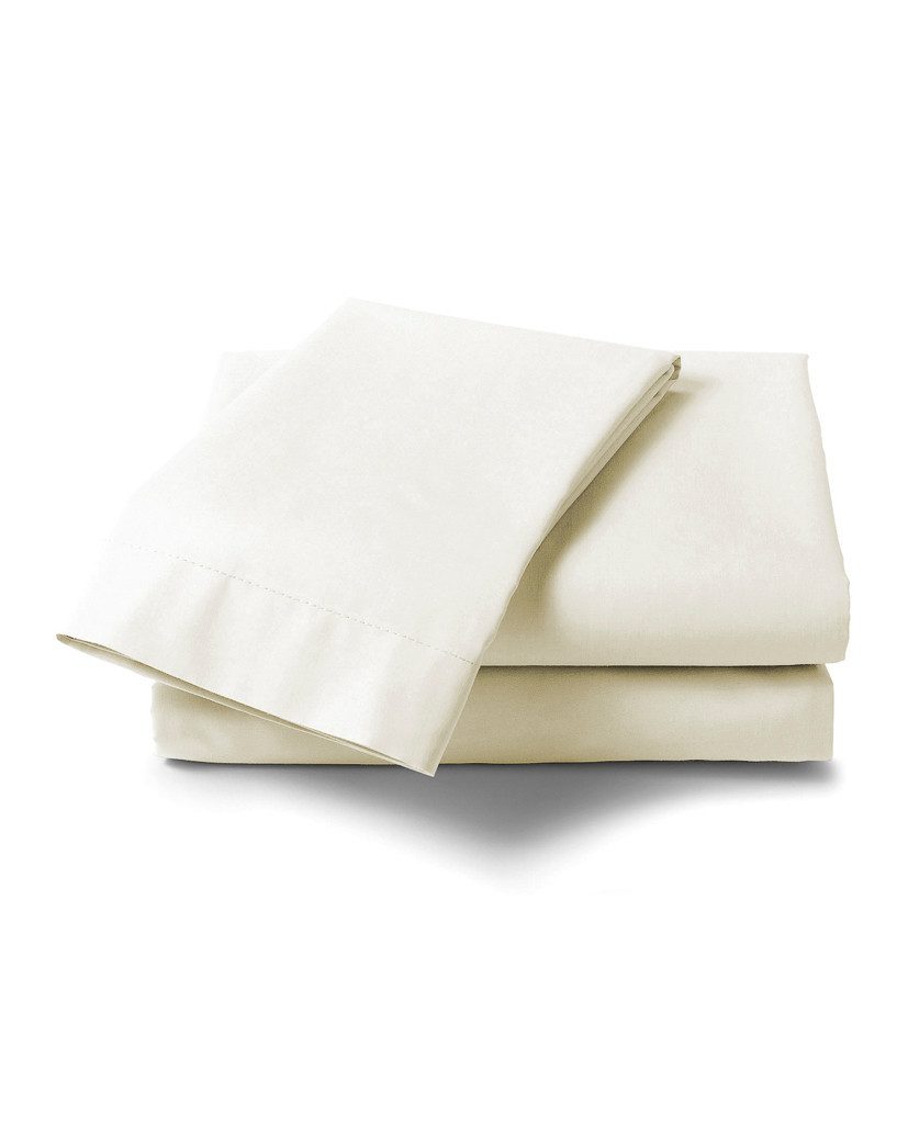 Heckett and Lane Bettlaken Elementi, Mako-Satin, Gummizug: ohne, (1 Stück), Laken aus 100% Baumwolle, hochwertiges Mako-Satin, Betttuch ab 90x200