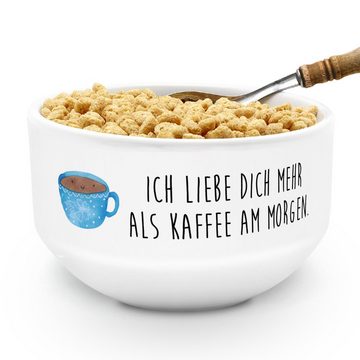 Mr. & Mrs. Panda Müslischale Kaffee Tasse - Weiß - Geschenk, Tiere, Geschmack, Gute Laune, Keramik, Keramik, (1-tlg), Einzigartiges Design