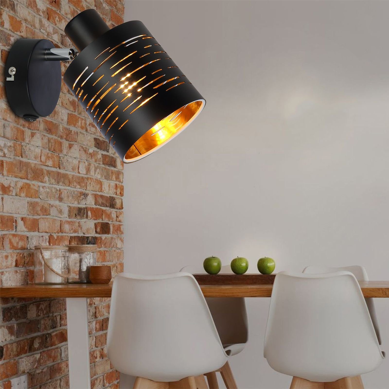 GLOBO LIGHTING Wandleuchte Wandleuchte mit Schalter günstig online kaufen