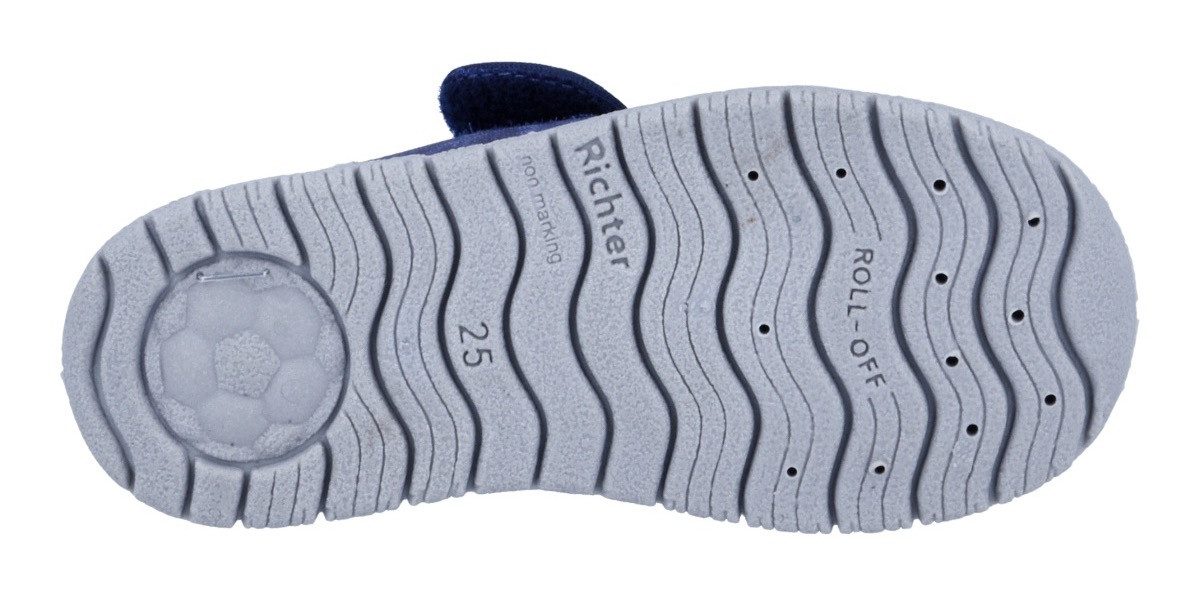 Richter Mailo WMS: Mittel Hausschuh Klettschuh mit WMS, Größenschablone zum Download