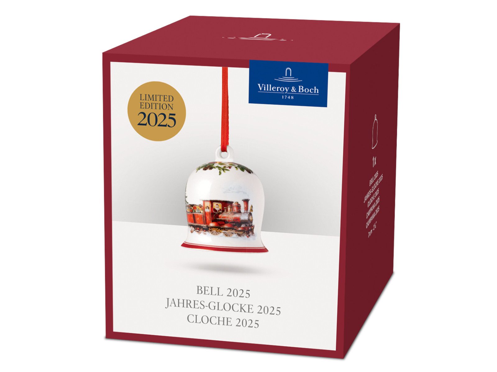 Villeroy & Boch Weihnachtsbaumkugel Annual Christmas Edition Jahres-Glocke 2025