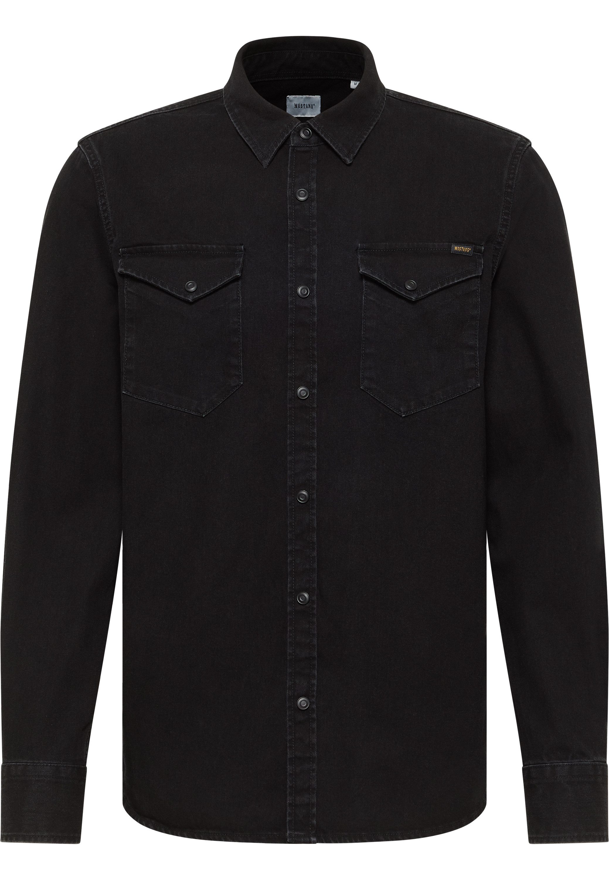 MUSTANG Langarmhemd Herren Style Duver