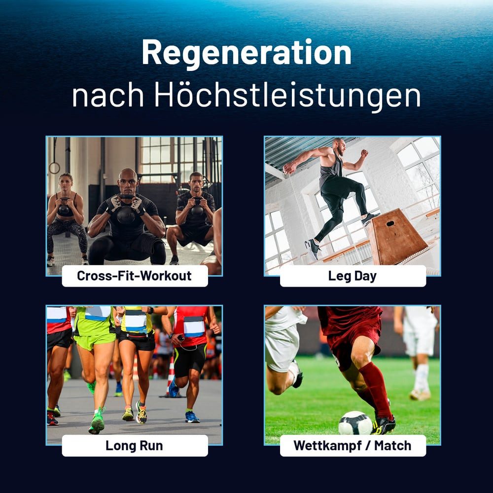 VITALmaxx Venentrainer SPORTS ONLY x VENENWALKER, Bein Massagegerät, Recovery Boots mit 10 Druckstufen & Wechseldrucktechnik – Bild 4 von 5