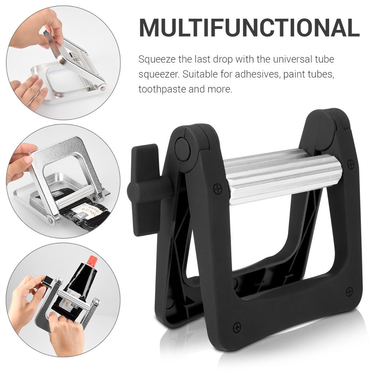 kwmobile Badaccessoire-Set Kunststoff-Tubenquetscher - Für Farben, Kleber, günstig online kaufen