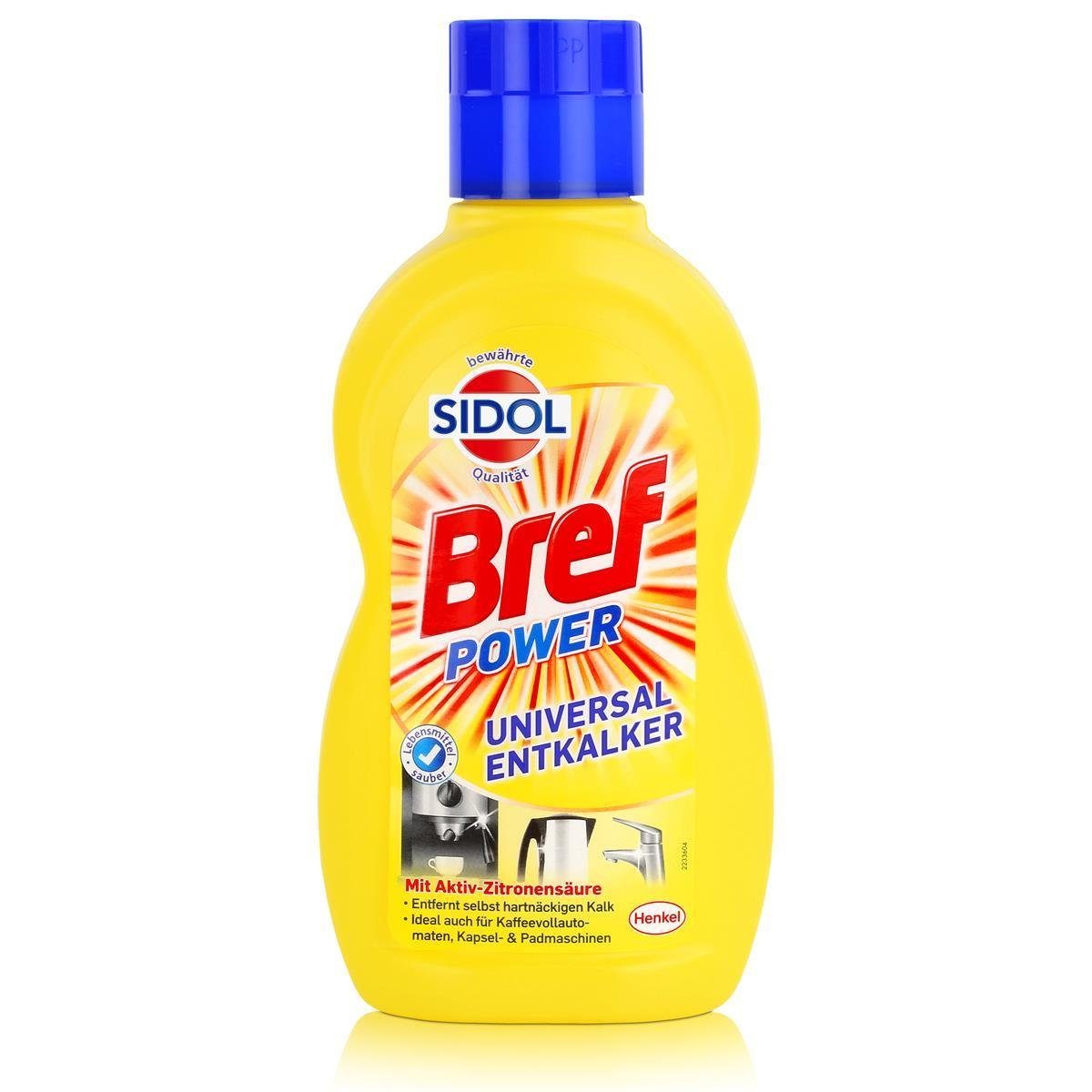 Sidol Universal-Entkalker 500 ml - Mit Aktiv-Zitronensäure Entkalker