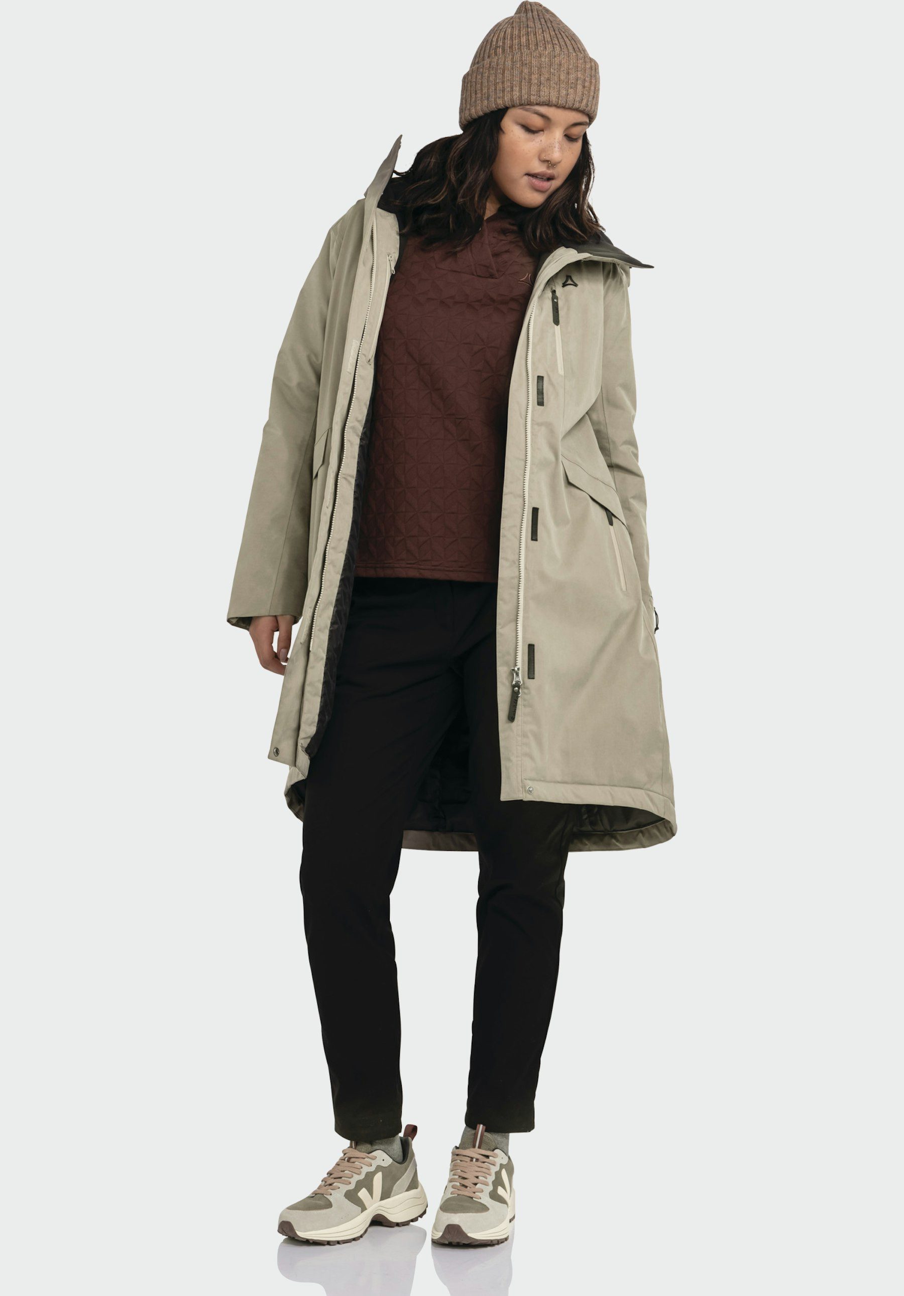Schöffel Wintermantel Urban Ins Coat Style Kalmor CS WMS Parka, Outdoormantel Wintermantel aus innovativen Materialien