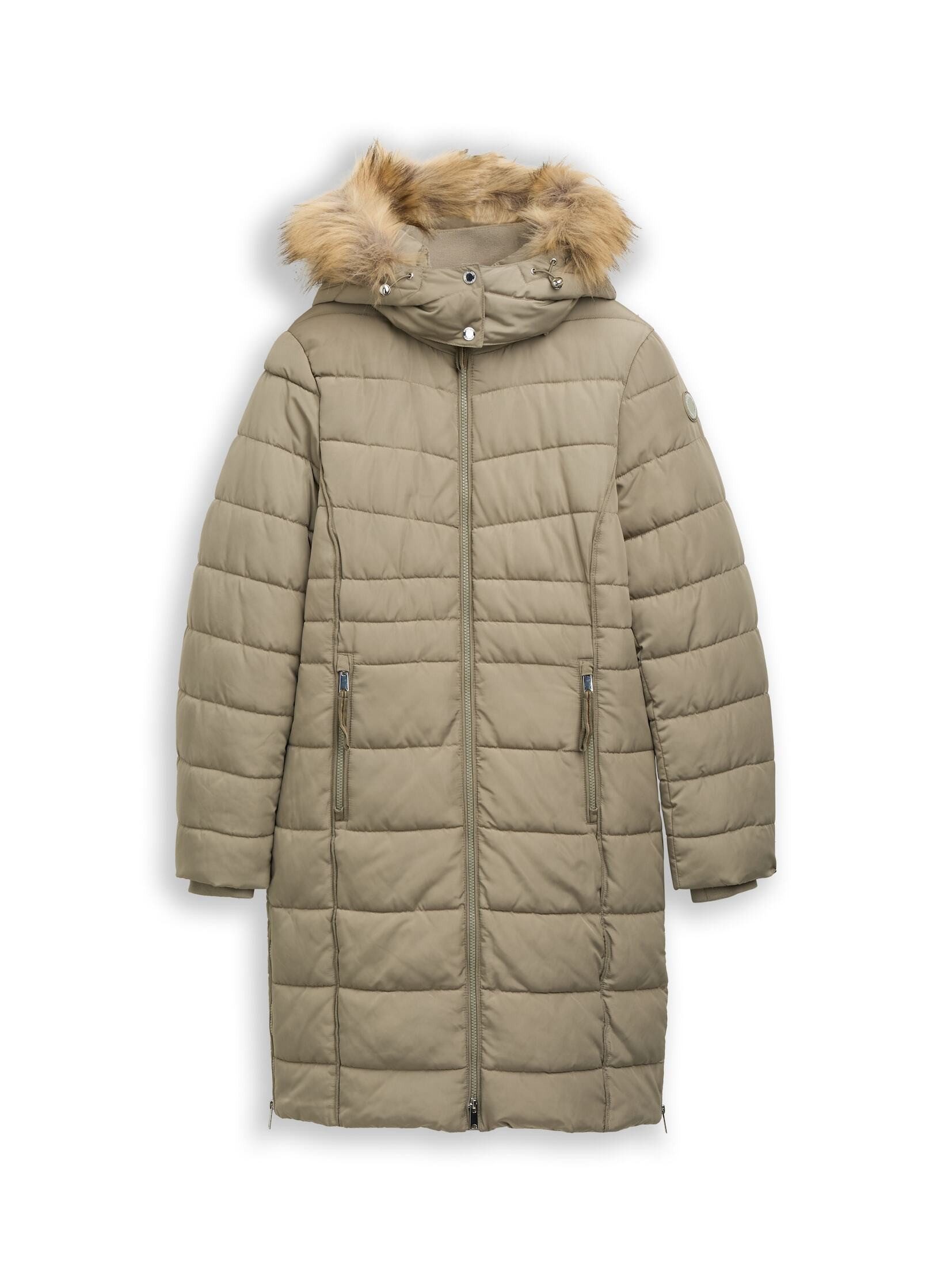 TOM TAILOR Steppmantel Jacken Puffer-Mantel mit abnehmbarer Kapuze günstig online kaufen