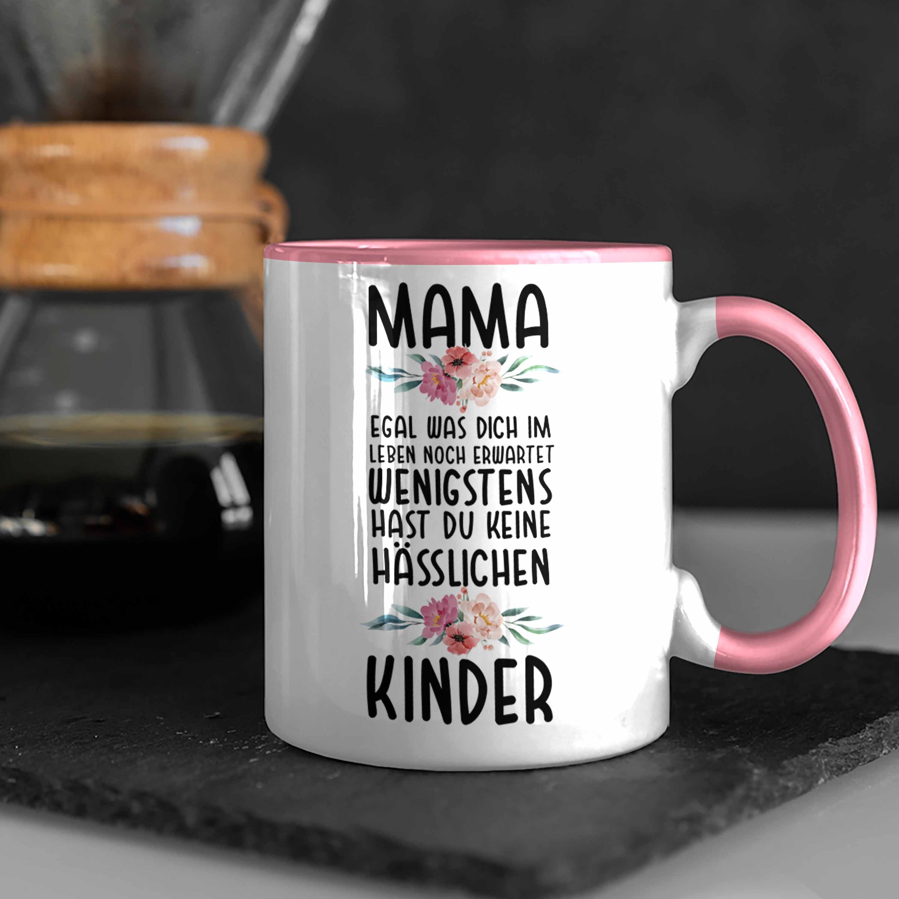 - Trendation Kinder Geburtstag Tasse Mami Mama Spruch Geschenk Trendation Kinder Hässliche Muttertag Rosa Tasse Mutter von