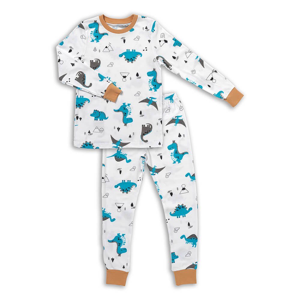 Schlummersack Pyjama Kinder-Pyjama aus Bio Baumwolle OEKO-TEX zertifiziert Jurassic