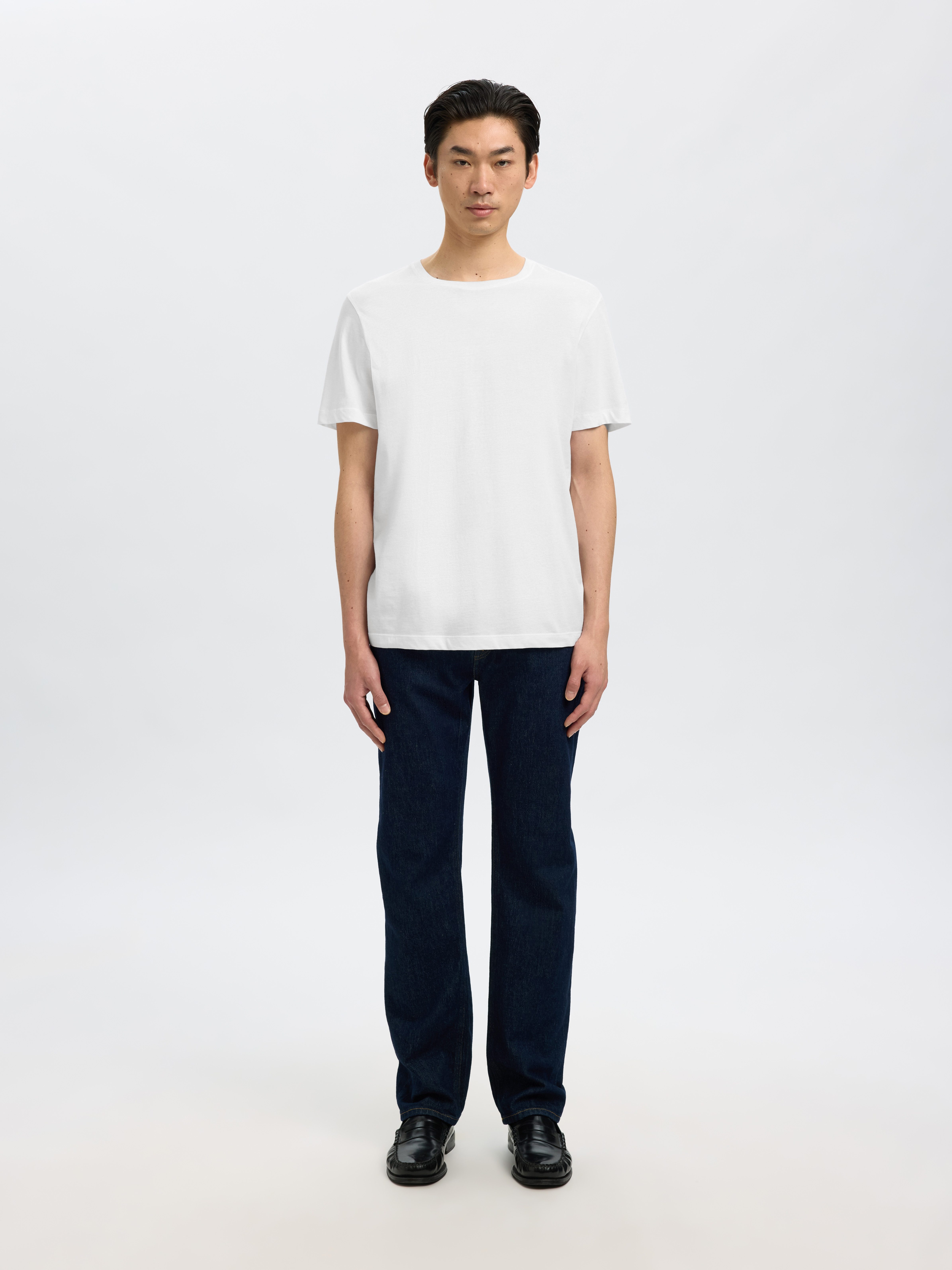 Selected Rundhalsshirt SLHCORMAC SS O-NECK TEE 3-PACK NOOS (Packung, 3-tlg) Baumwolle, normal geschnitten, 3-er Pack