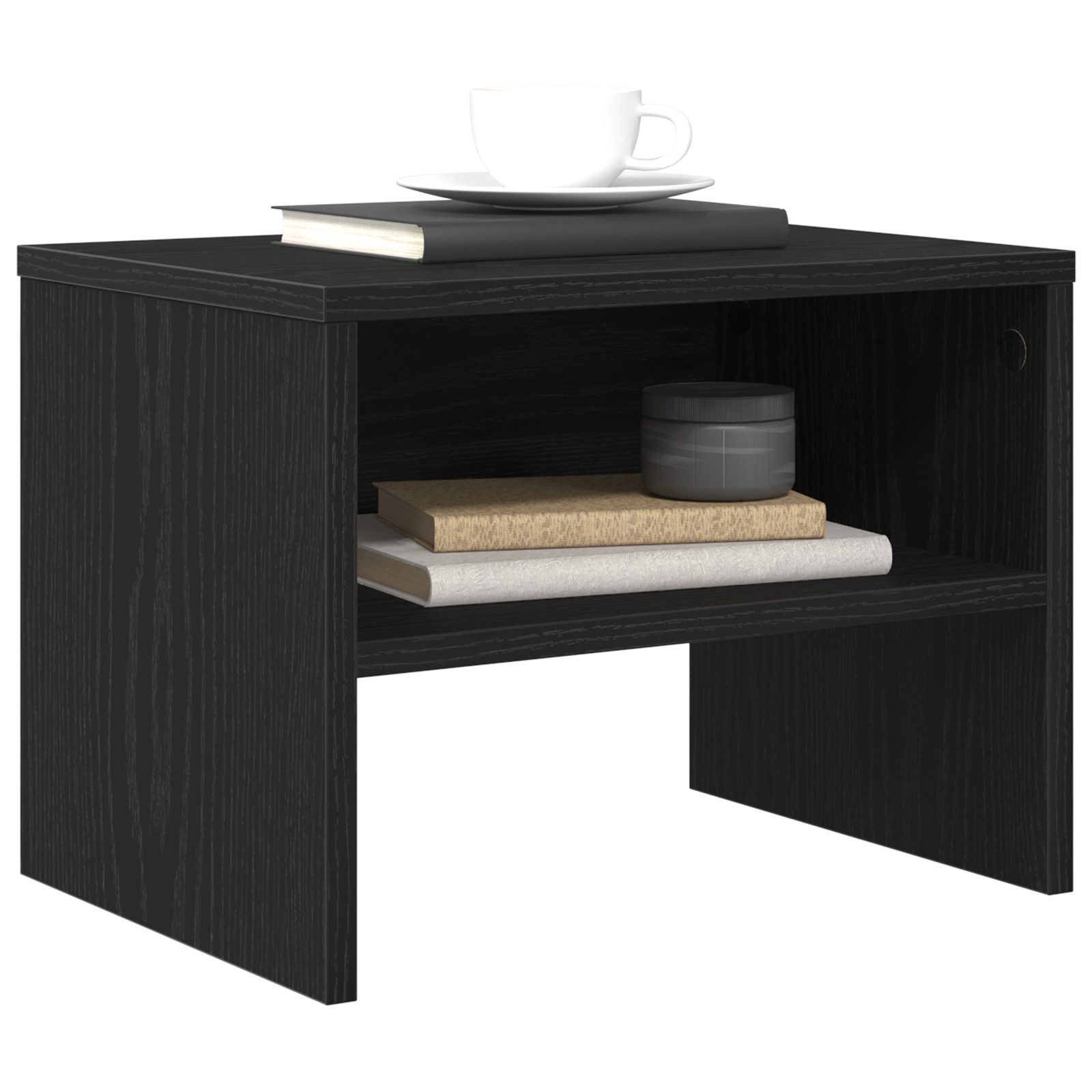 vidaXL Nachttisch Nachttisch 2 pcs Schwarze günstig online kaufen