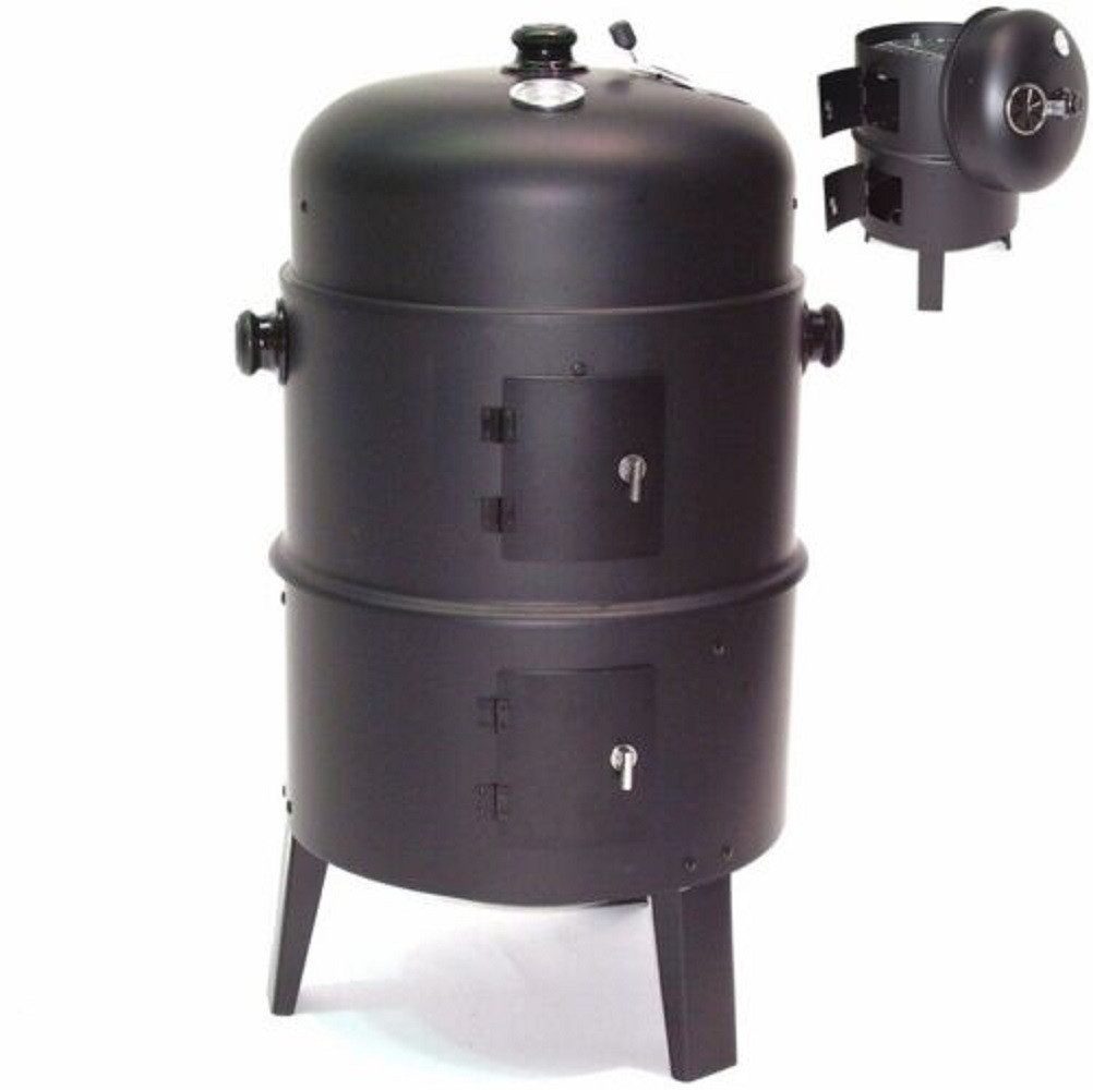 Apex Smoker 3in1 BBQ Räucherofen Holzkohlegrill Räuchergrill Smoker 56512