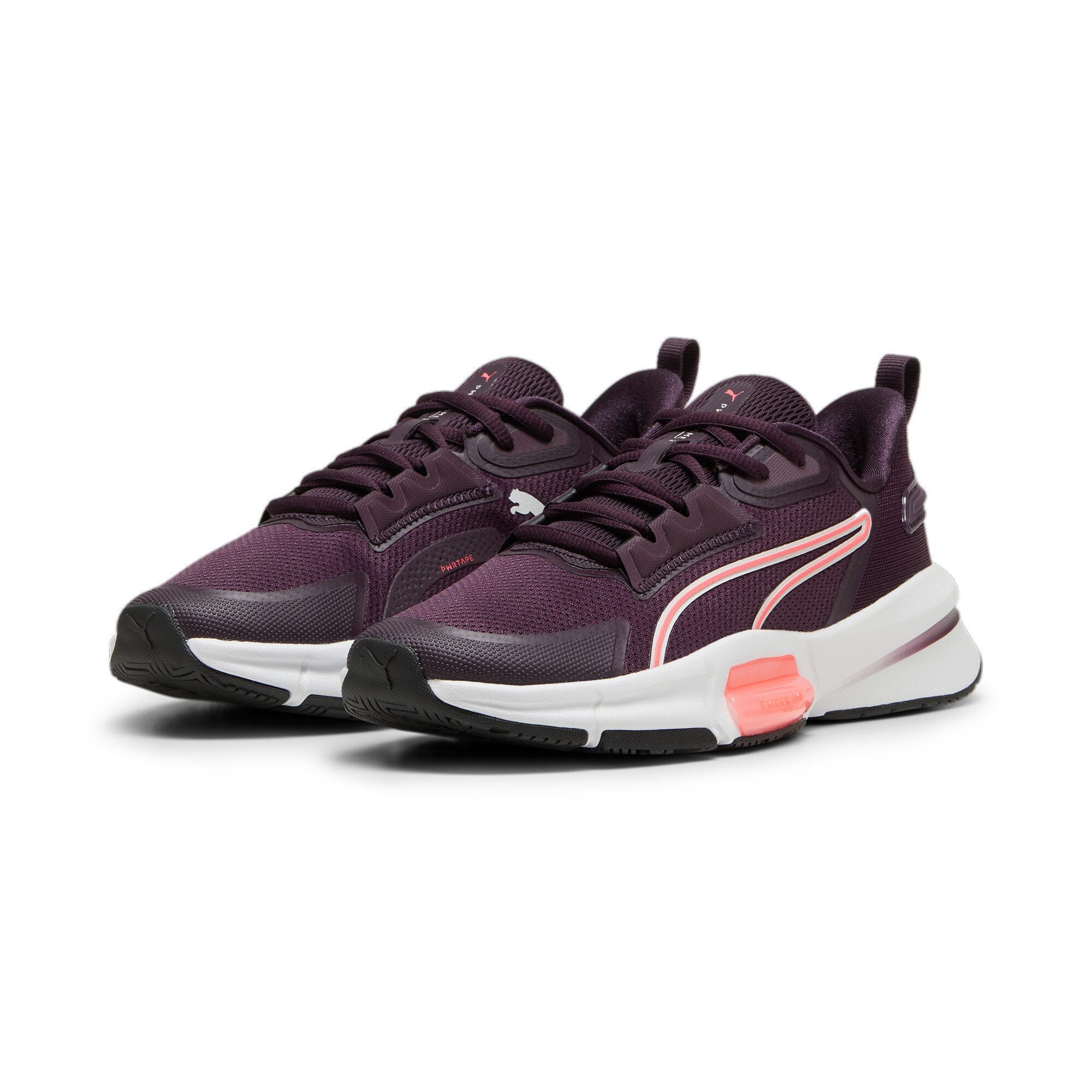 PUMA PWRFrame TR 3 Wn's MIDNIGHT PLUM-VAPOR GRAY-SUNSET GLO Indoorschuh