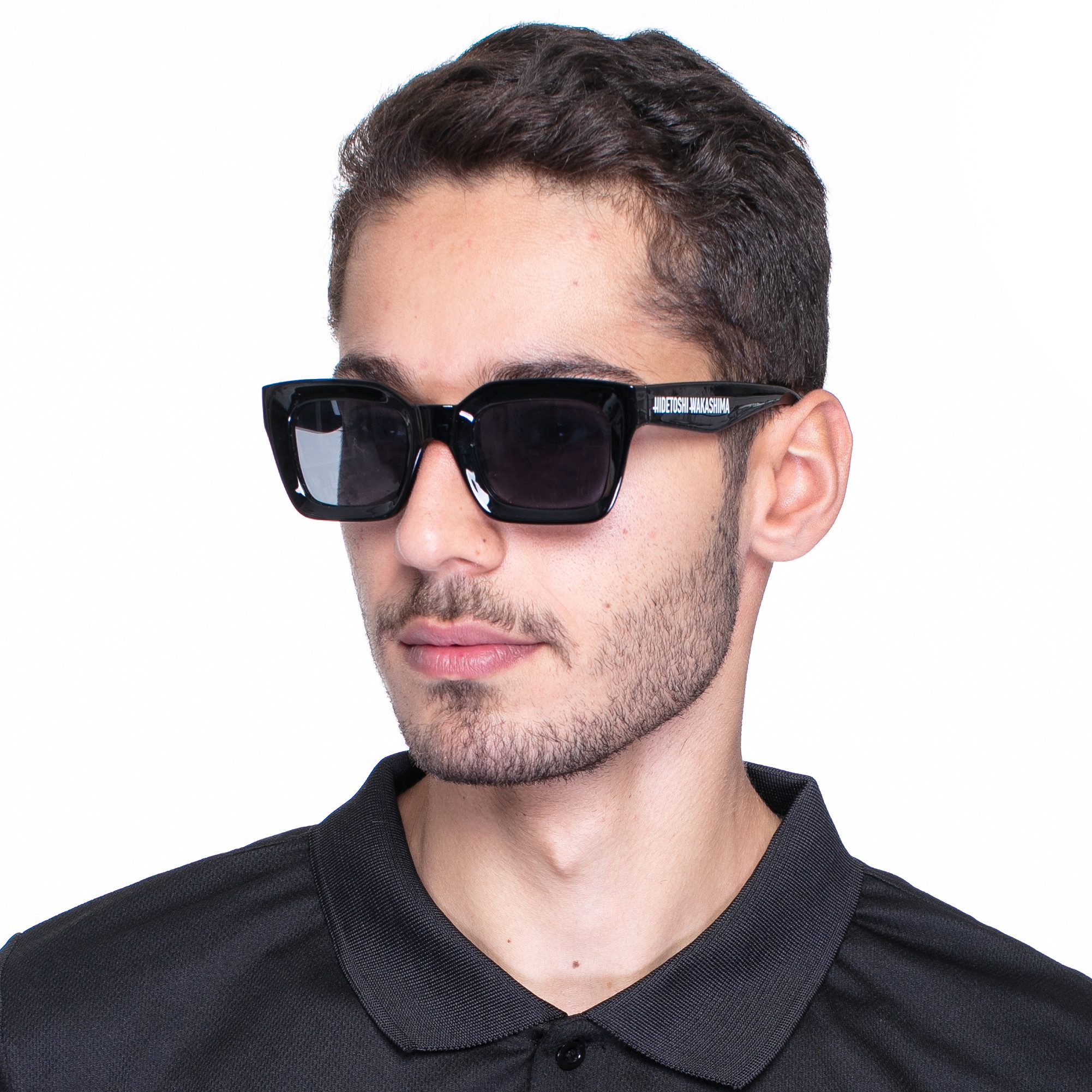 HIDETOSHI WAKASHIMA Sonnenbrille HIDETOSHI WAKASHIMA "Sendai" Unisex Sonnenbrille getönte Brillengläser ohne Sehstärke