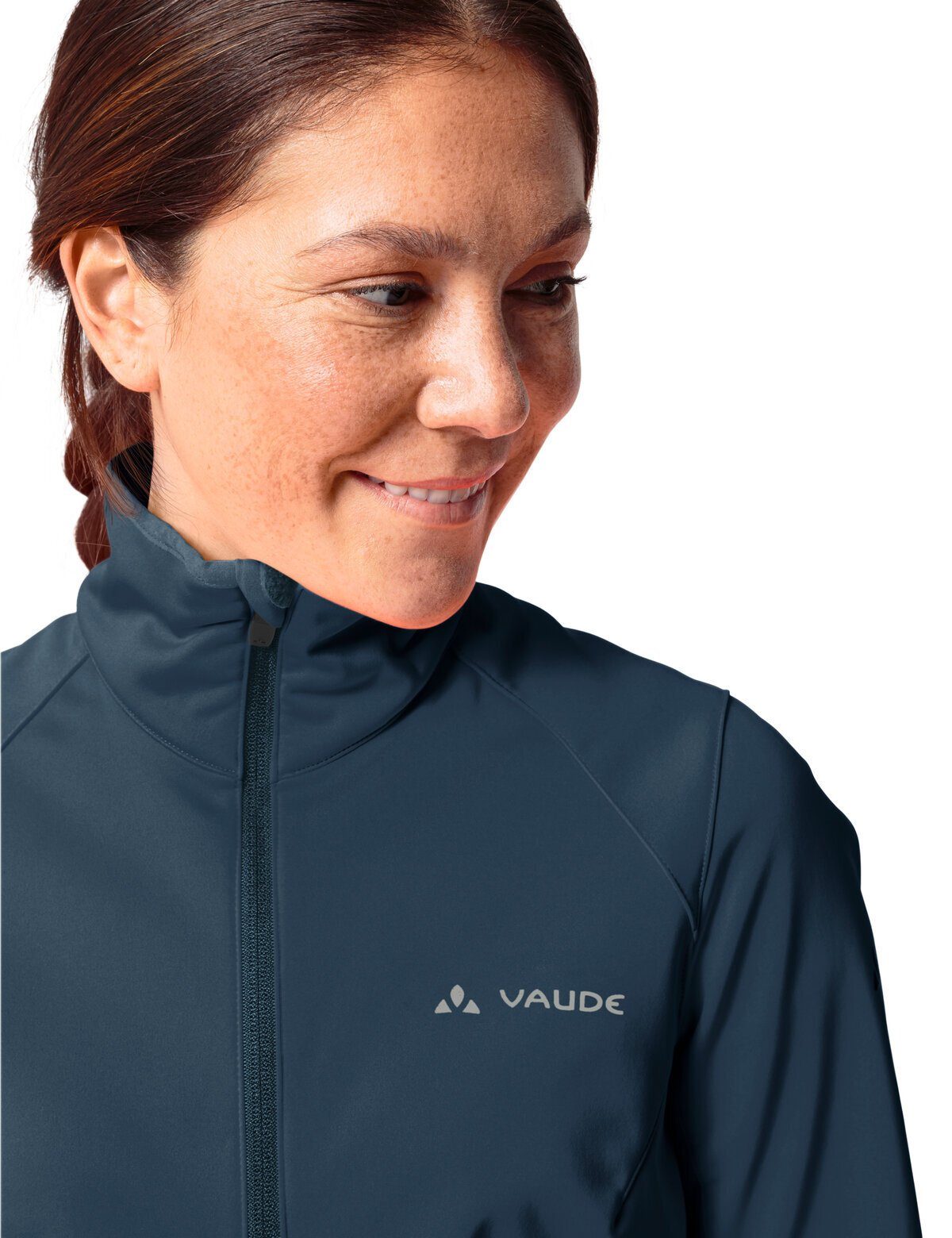 Women's Softshell Matera kompensiert VAUDE sea Jacket II dark Klimaneutral (1-St) Outdoorjacke