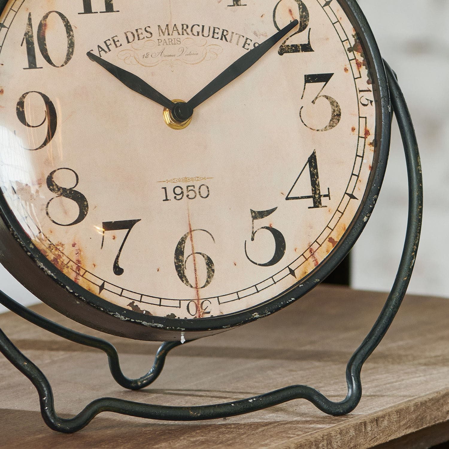 Mirabeau Wanduhr Uhr Falaise antikschwarz