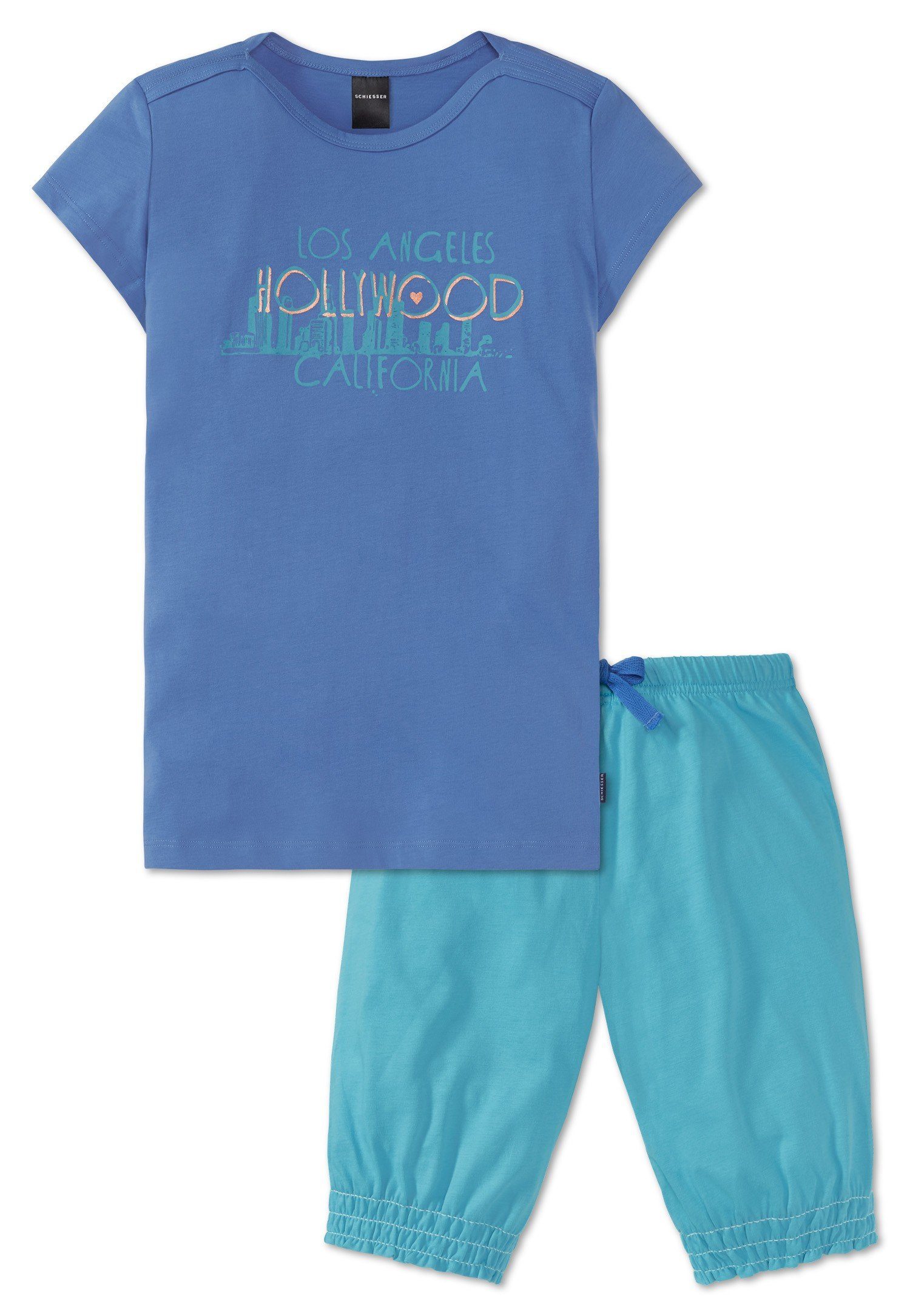 Schiesser Pyjama »California« (Set, Set) Mädchen Schlafanzug kurz, Kurzarm,  Jersey online kaufen | OTTO