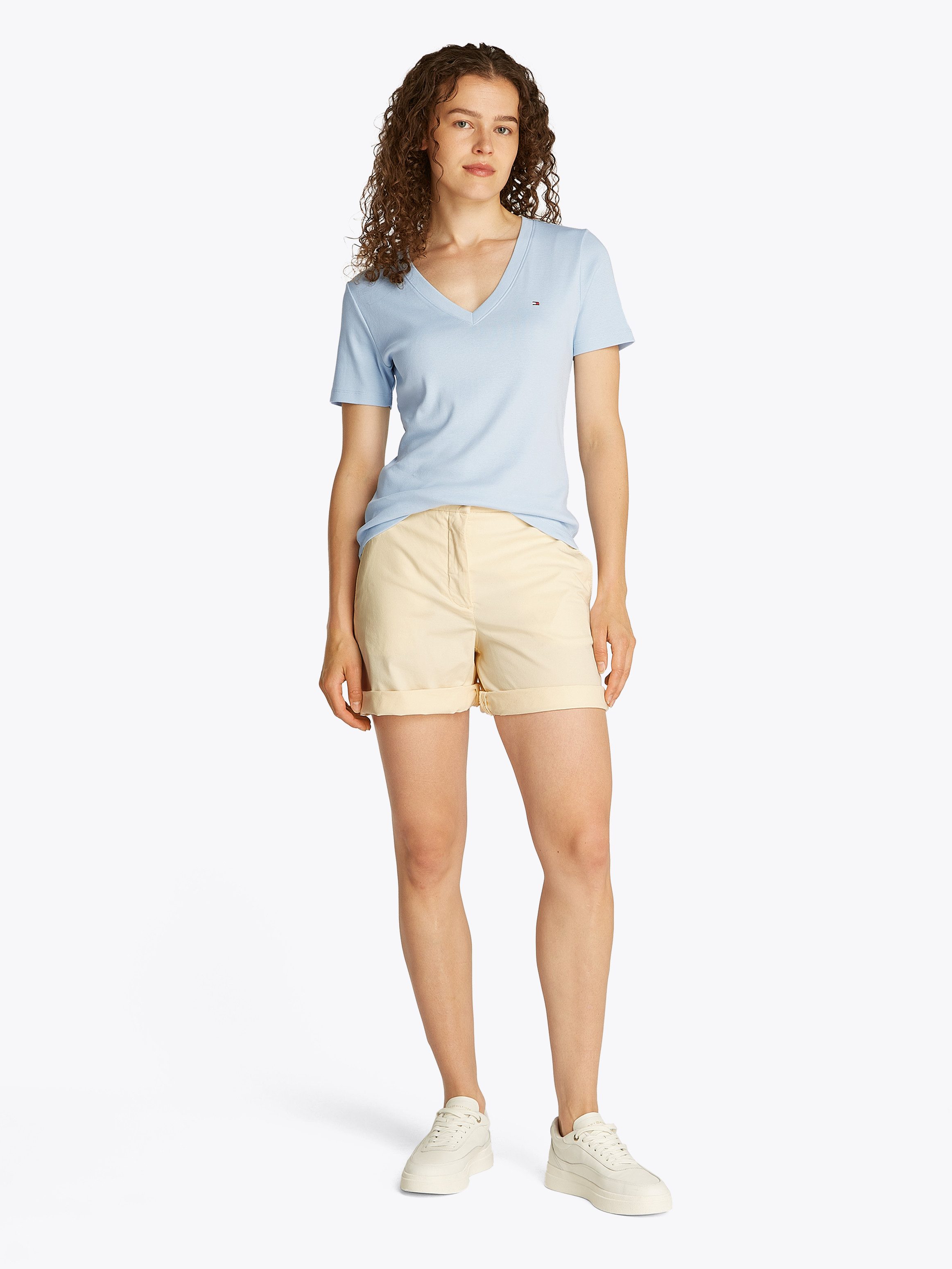 Tommy Hilfiger Chinoshorts CO BLEND GMD CHINO SHORT mit Umschlagsaum