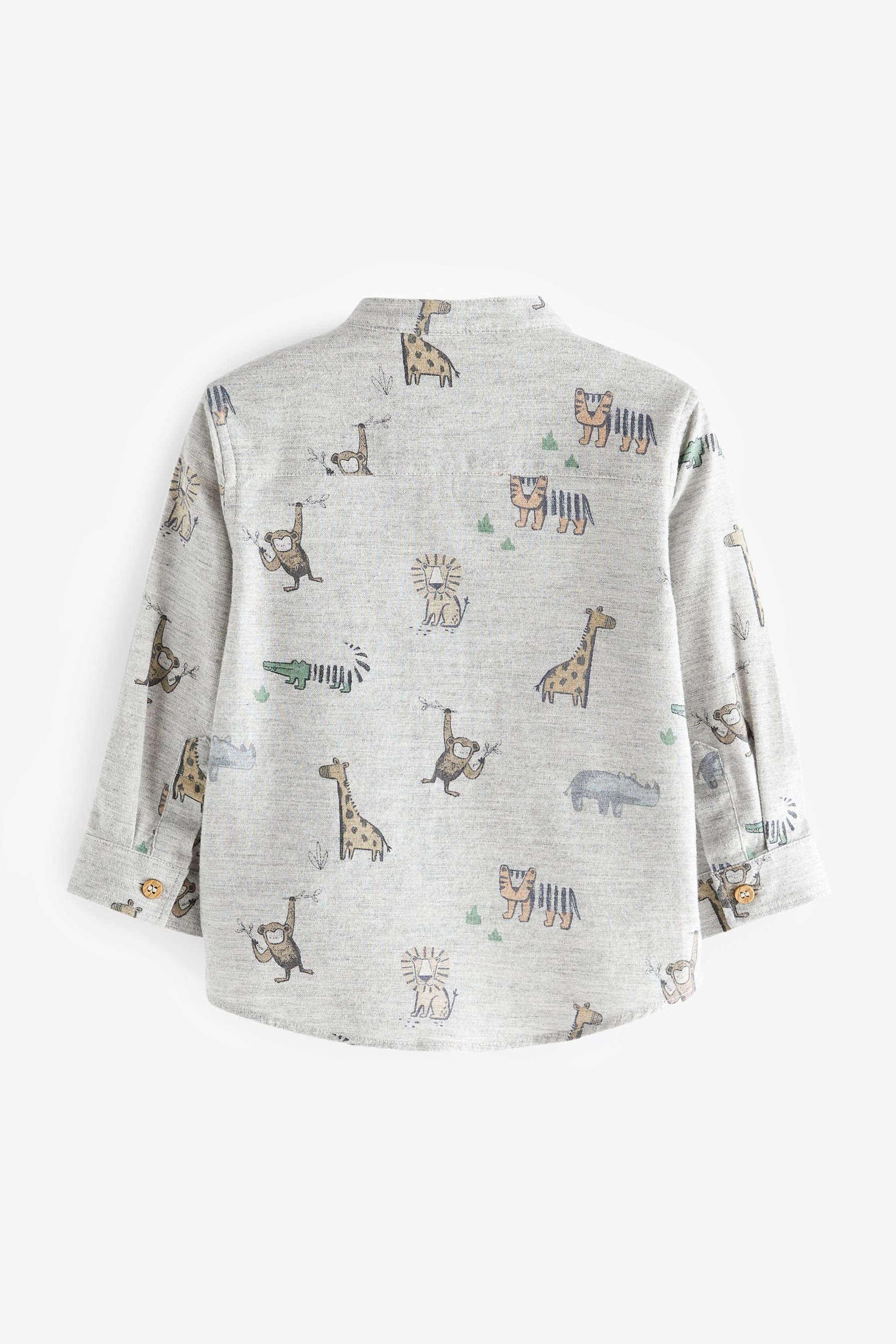 Next Langarmhemd (1-tlg) Shirt mit Animalprint