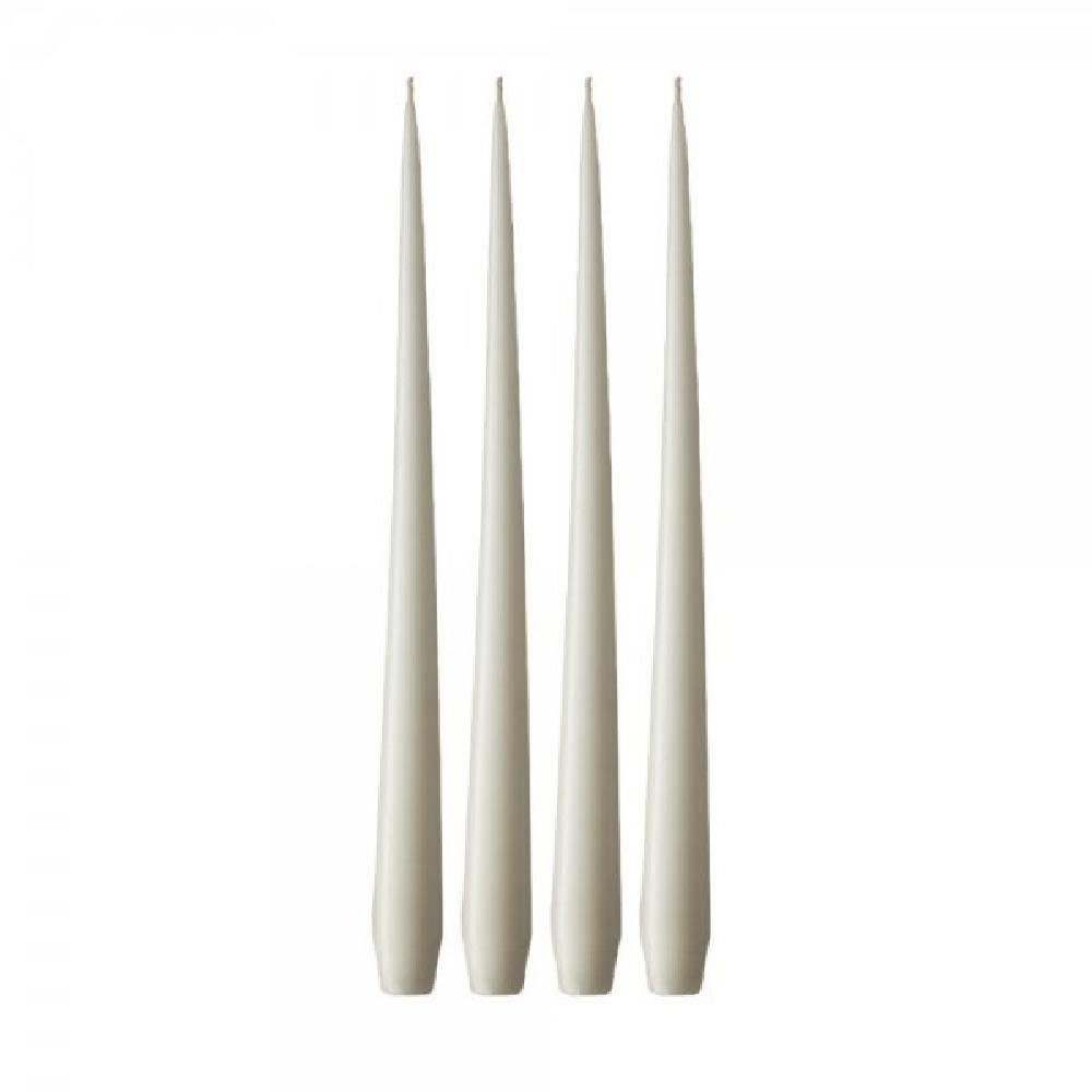 ester & erik Tafelkerze Spitzkerze Taper Candle Ivory (4-teilig)