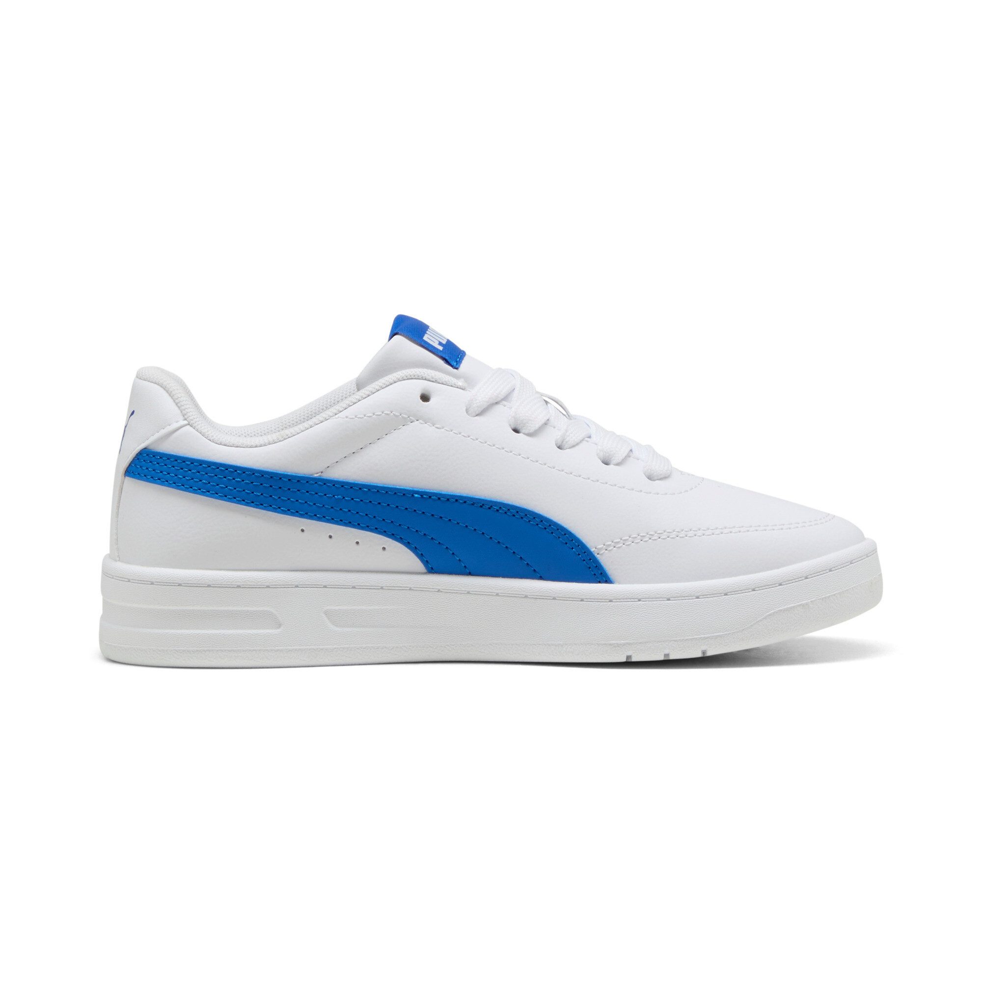 PUMA COURT CLASSIC CLEAN JR Sneaker mit Gummilaufsohle, mit leichtem Profil, Obermaterial aus Synthetik
